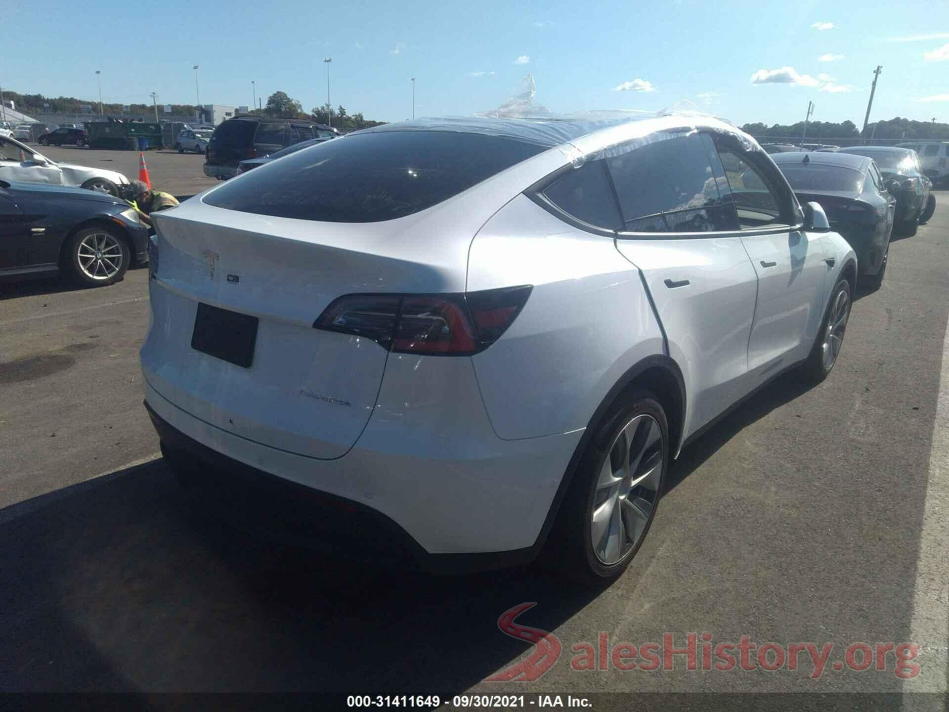 5YJYGDEE1MF072777 2021 TESLA MODEL Y