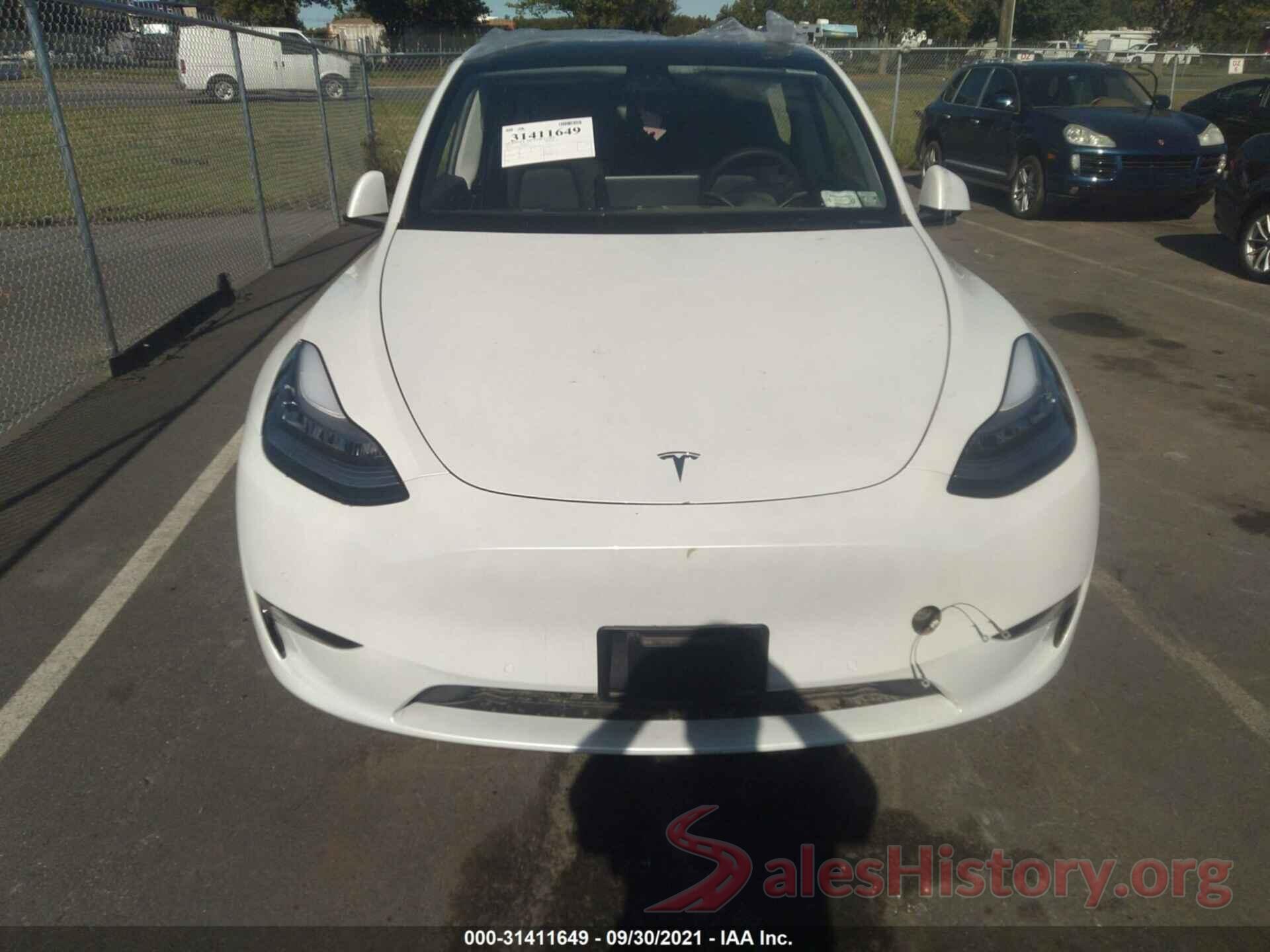 5YJYGDEE1MF072777 2021 TESLA MODEL Y