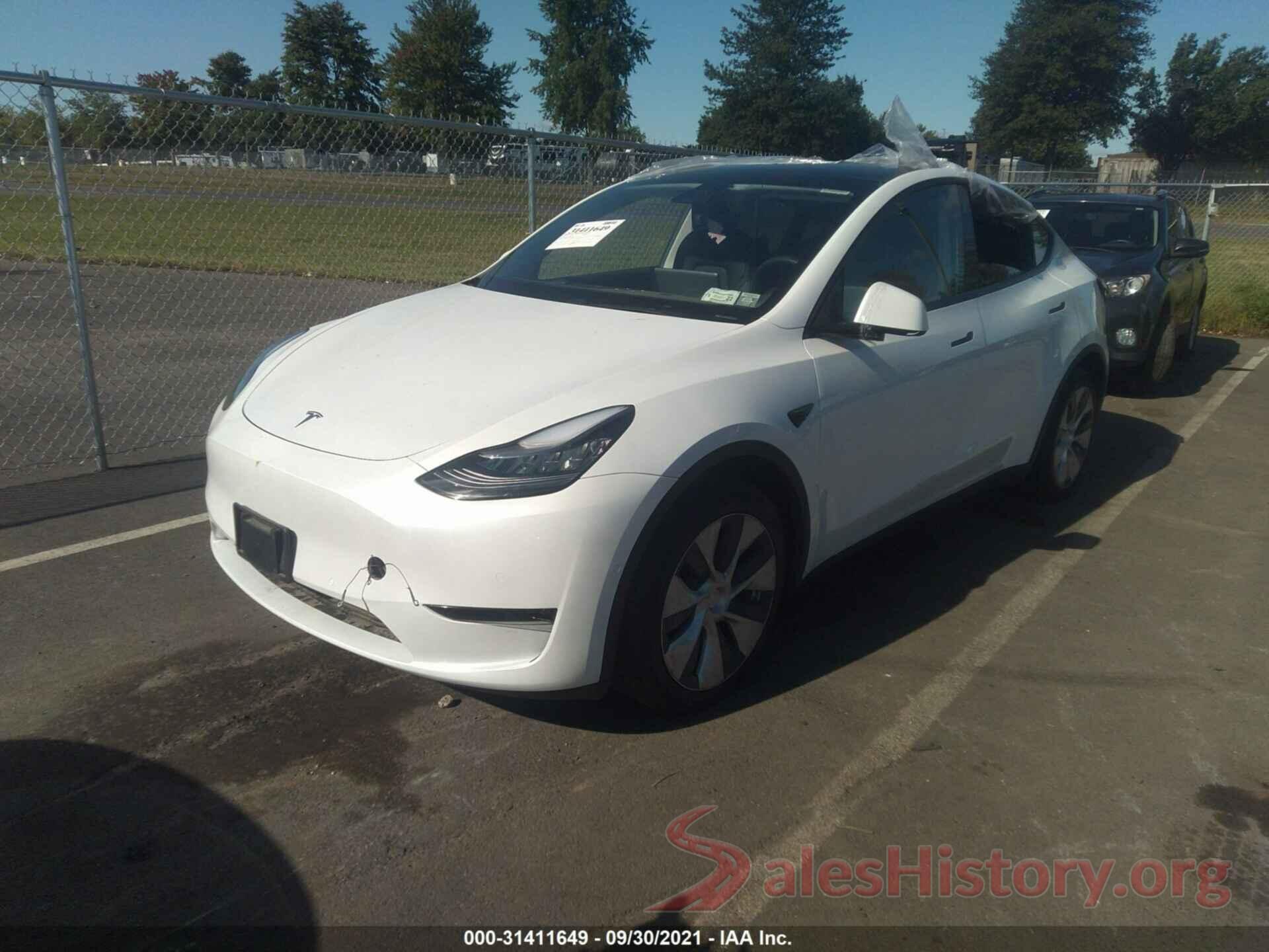 5YJYGDEE1MF072777 2021 TESLA MODEL Y