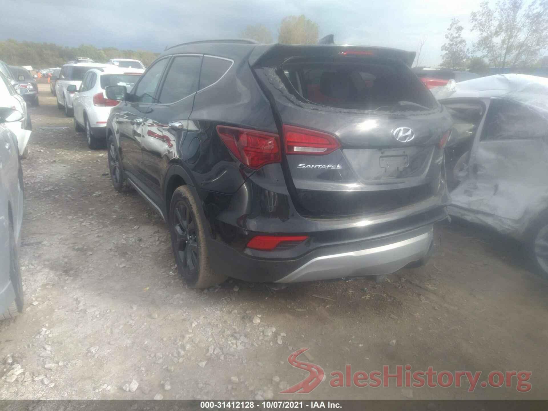 5XYZWDLA2HG450921 2017 HYUNDAI SANTA FE SPORT