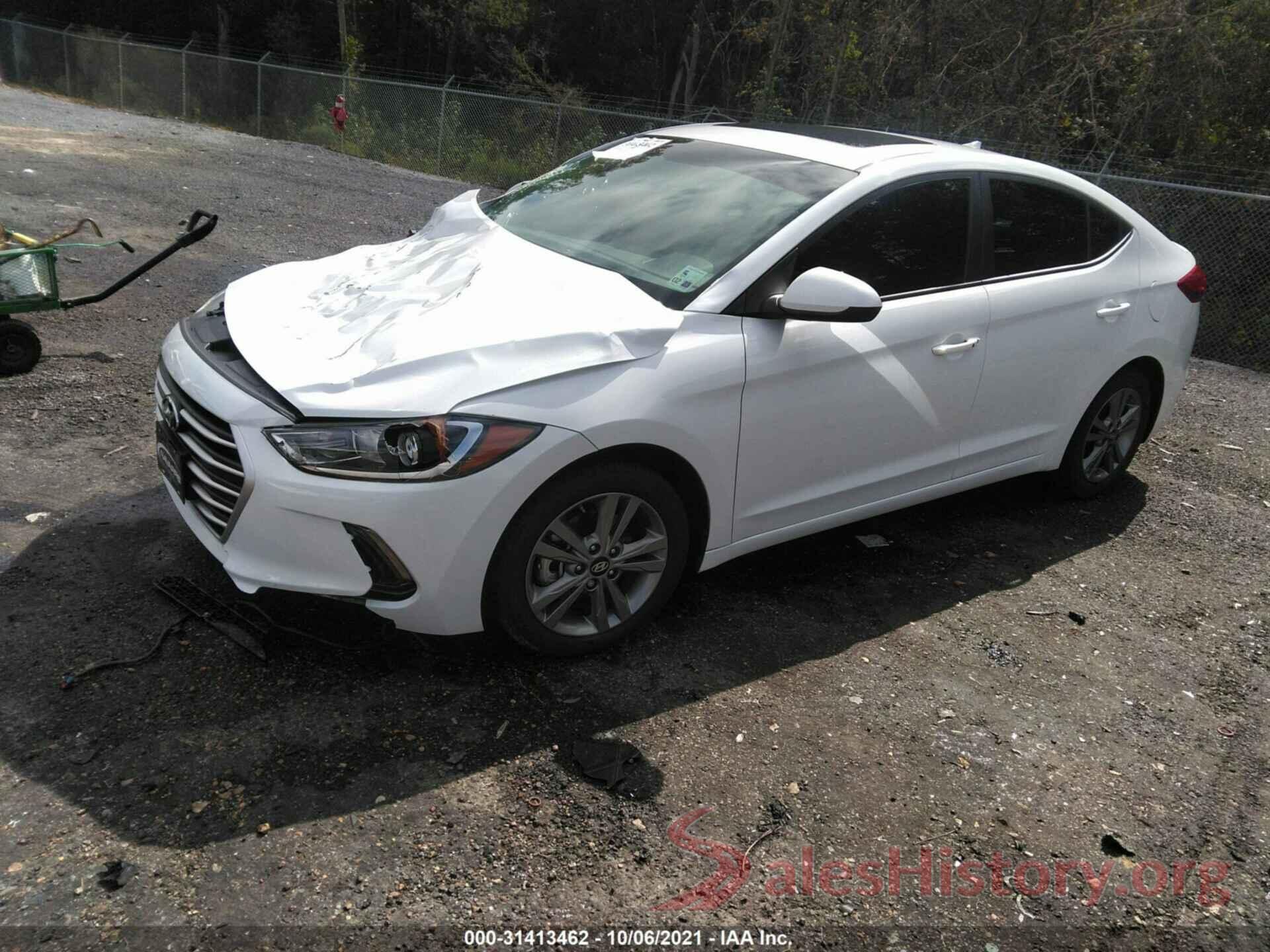 5NPD84LF6JH392567 2018 HYUNDAI ELANTRA