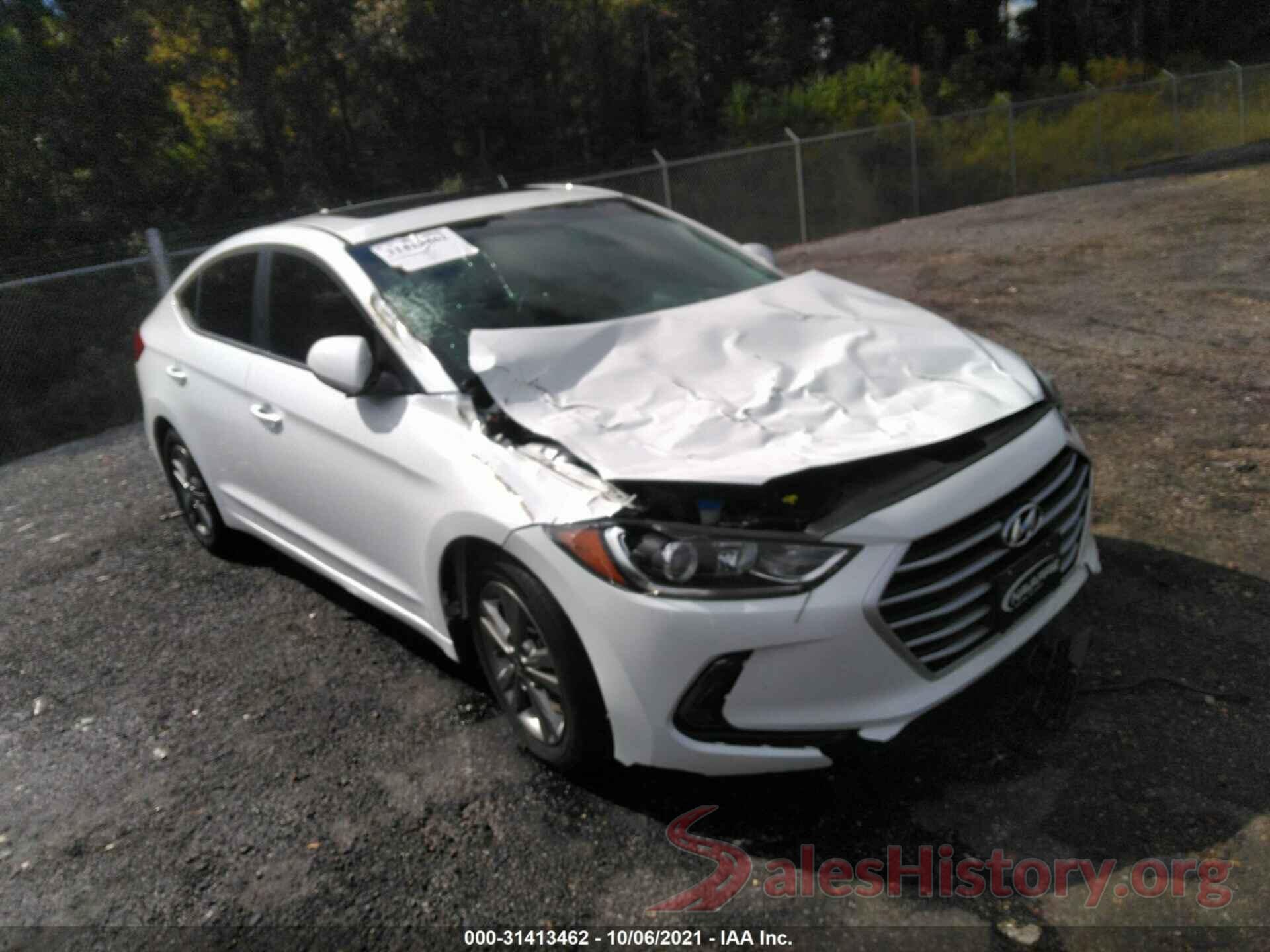 5NPD84LF6JH392567 2018 HYUNDAI ELANTRA