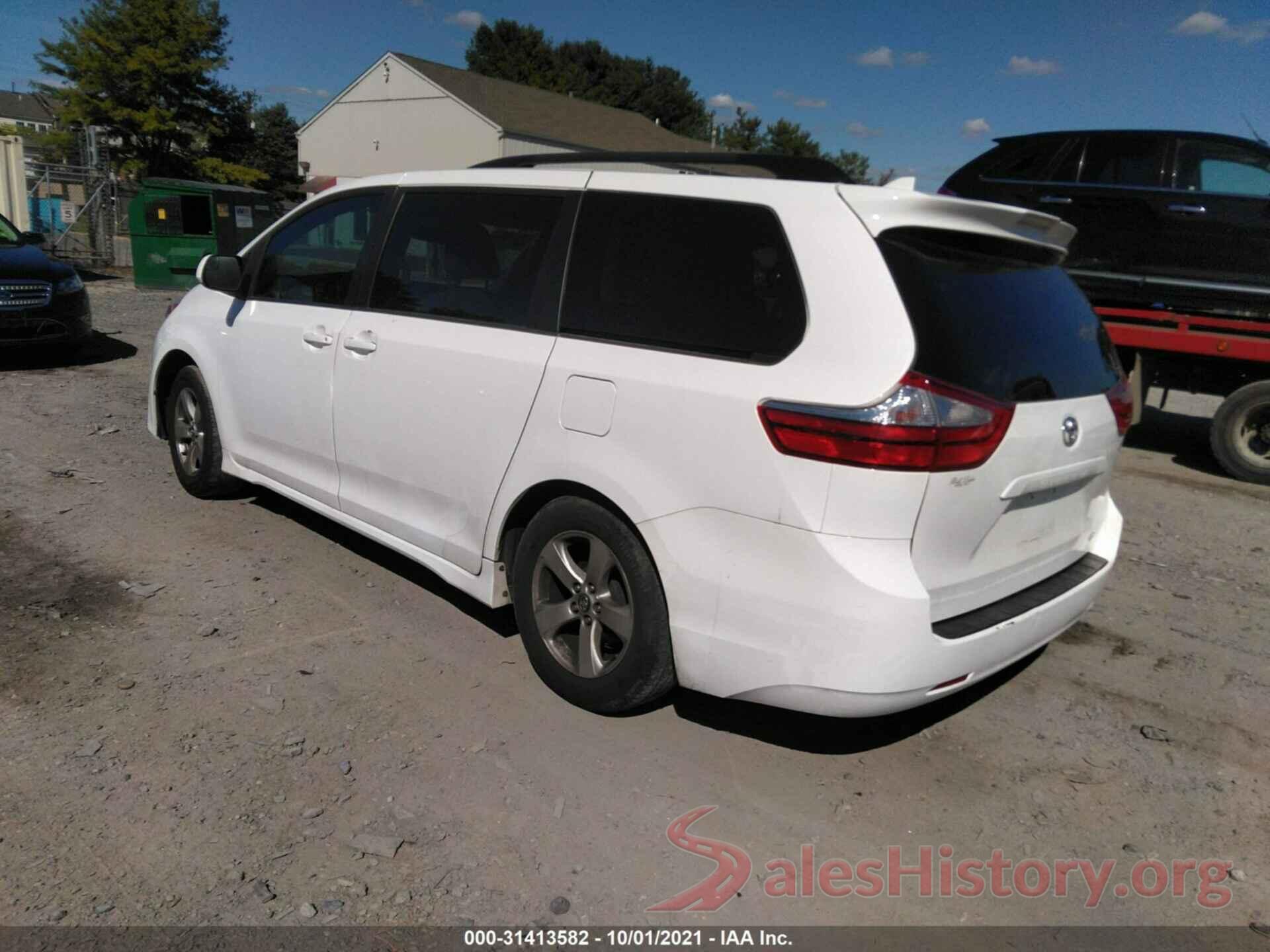 5TDKZ3DC9KS017822 2019 TOYOTA SIENNA