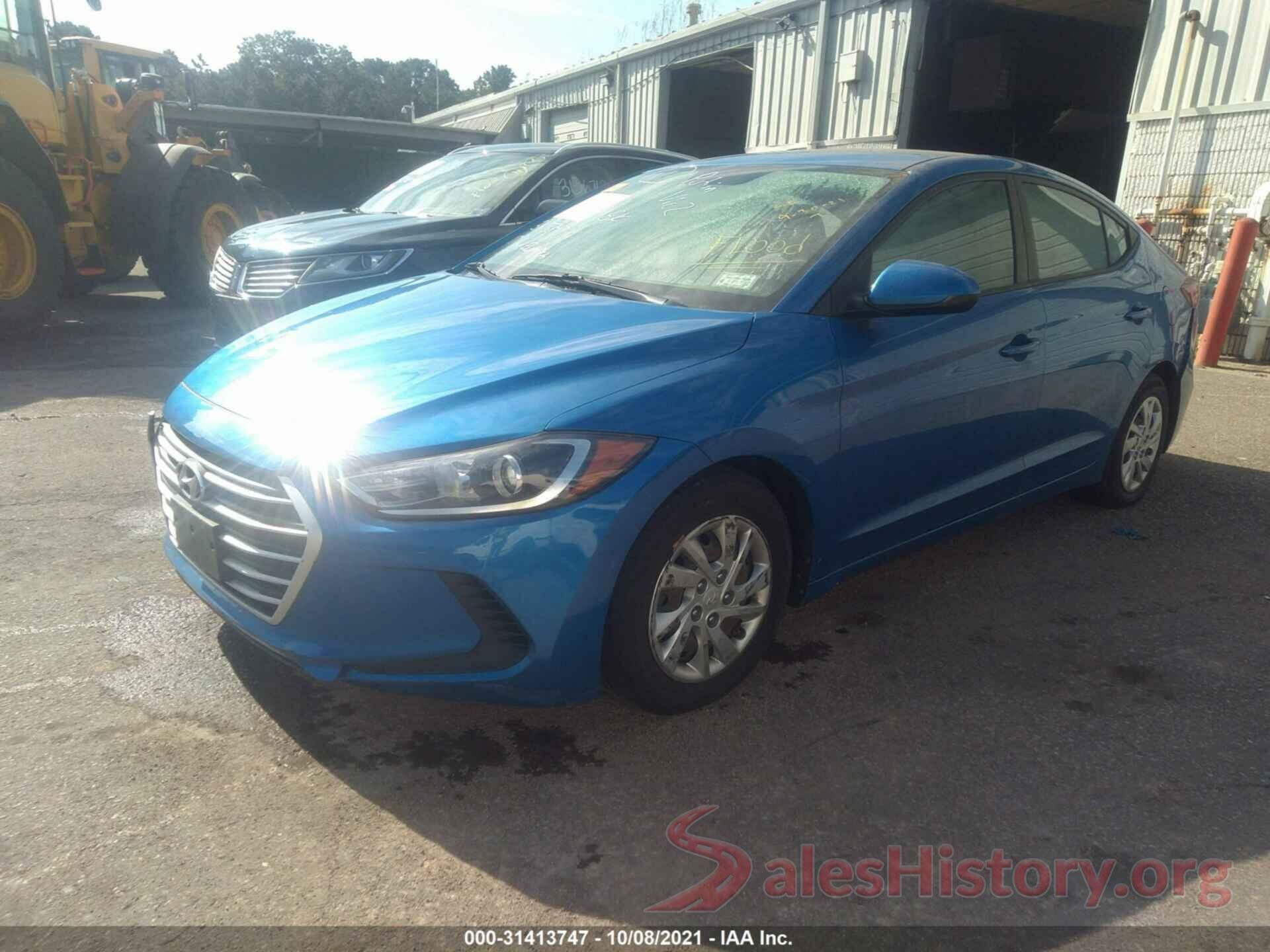 KMHD74LF7HU384346 2017 HYUNDAI ELANTRA