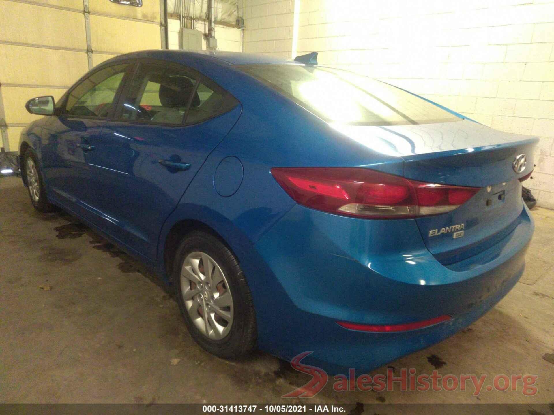 KMHD74LF7HU384346 2017 HYUNDAI ELANTRA