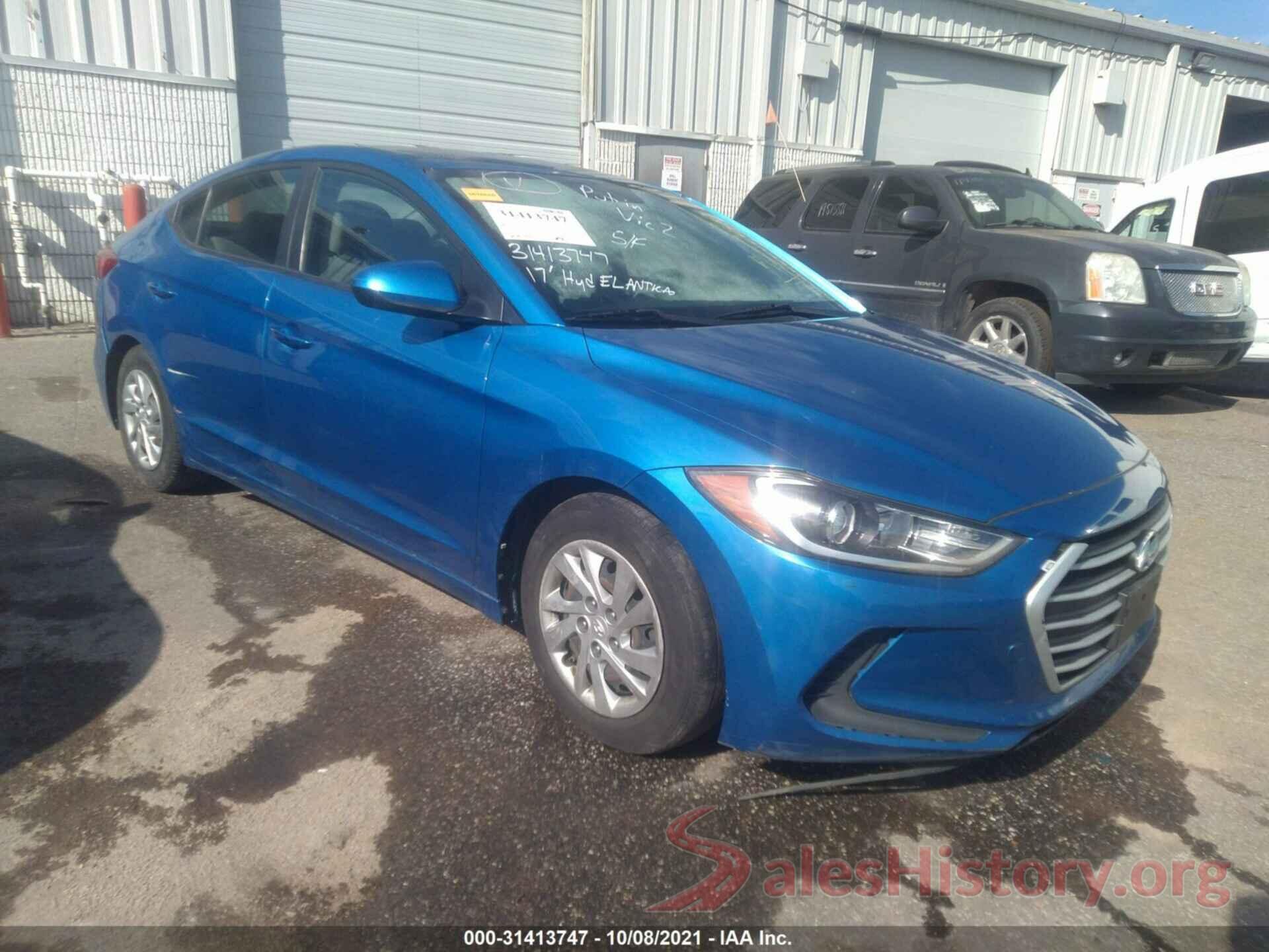 KMHD74LF7HU384346 2017 HYUNDAI ELANTRA