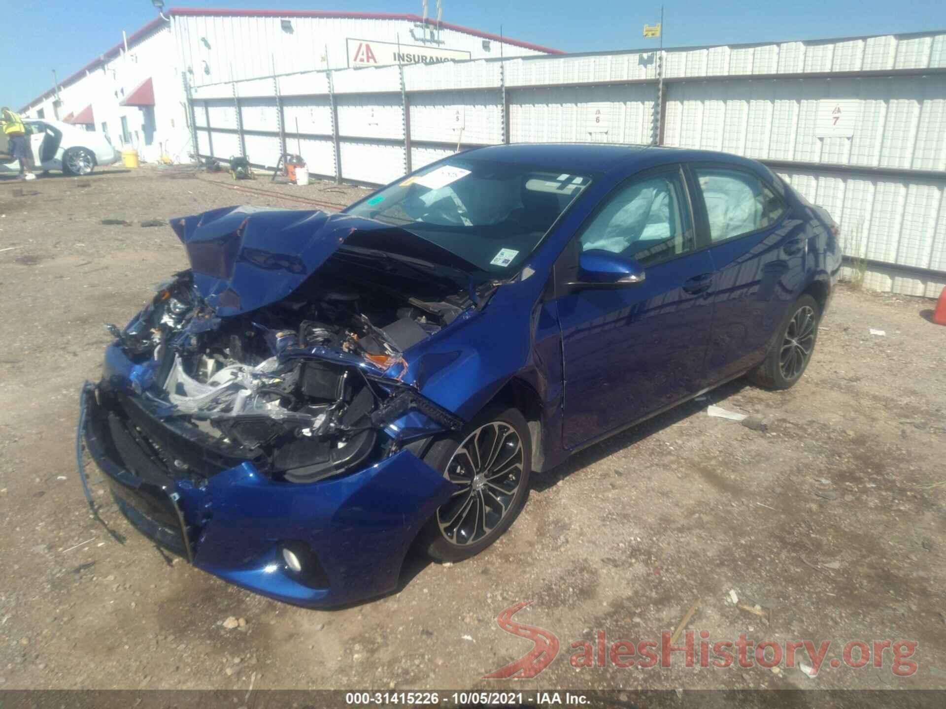 5YFBURHE7GP517894 2016 TOYOTA COROLLA