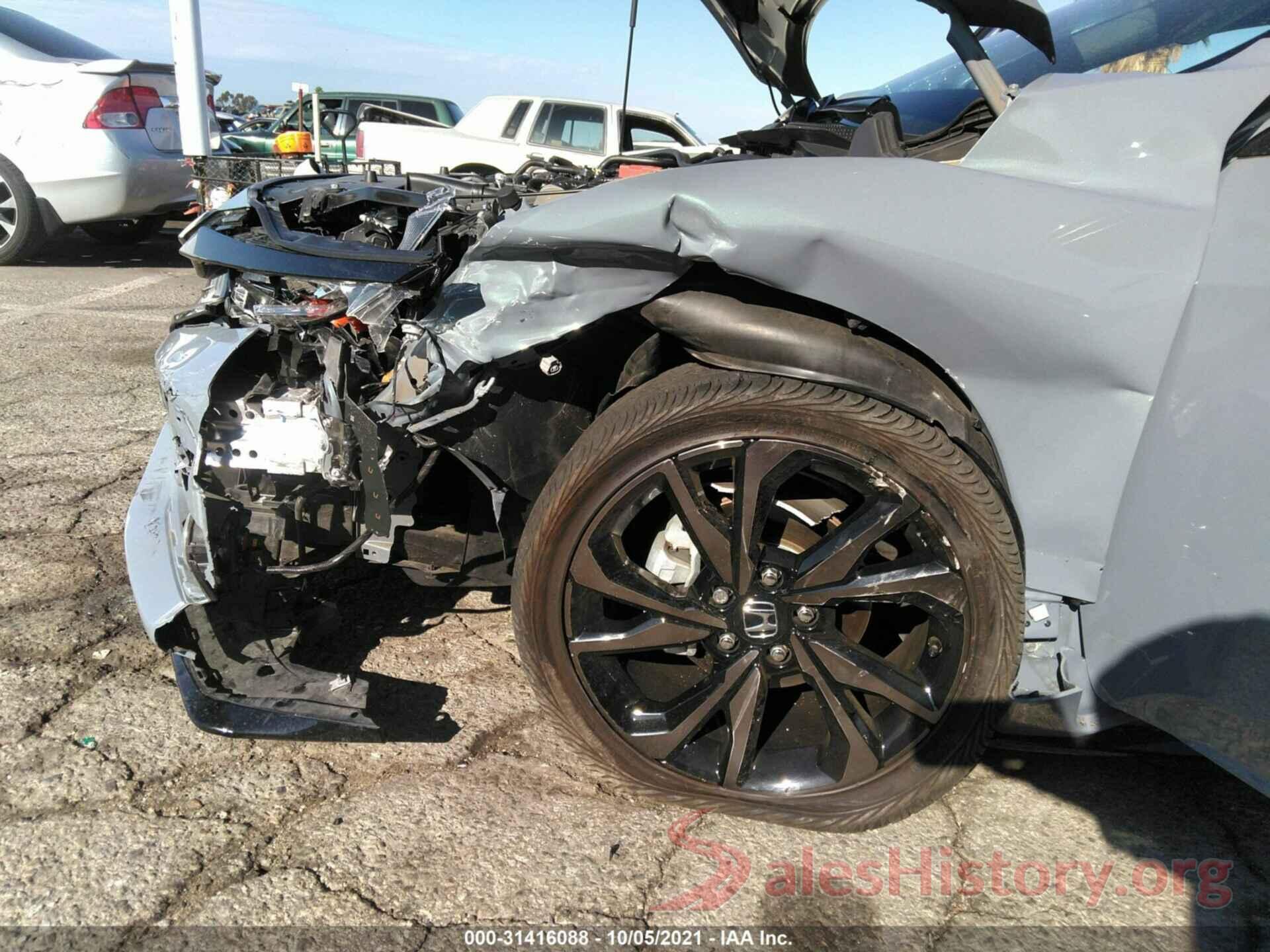 SHHFK7H48KU419222 2019 HONDA CIVIC HATCHBACK