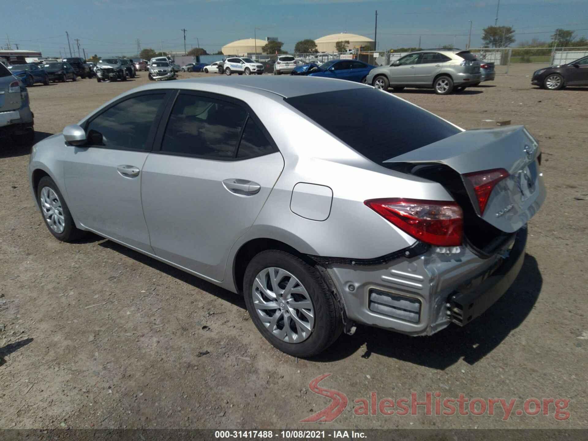 5YFBURHE1KP893998 2019 TOYOTA COROLLA