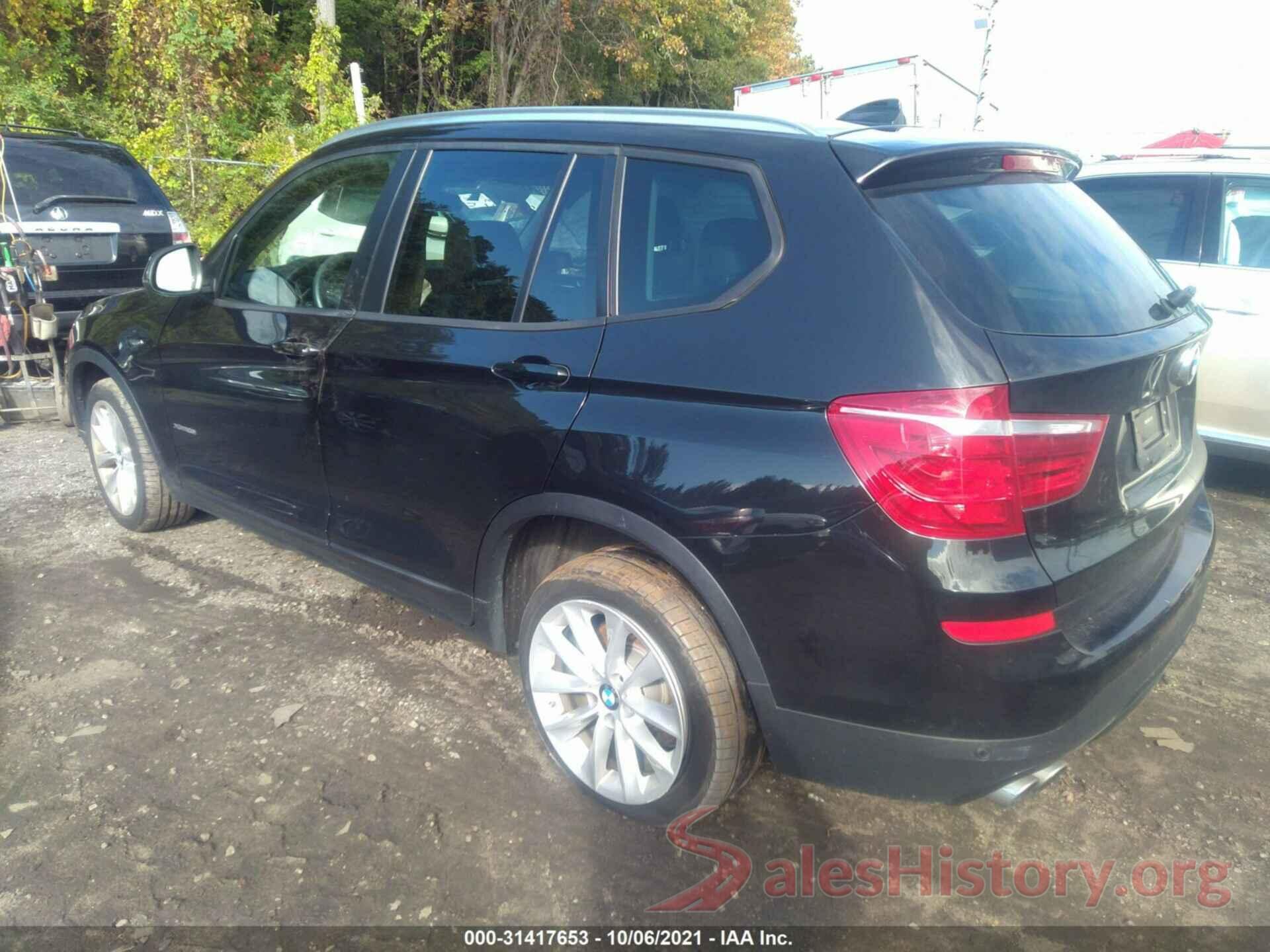 5UXWX9C31H0W79089 2017 BMW X3