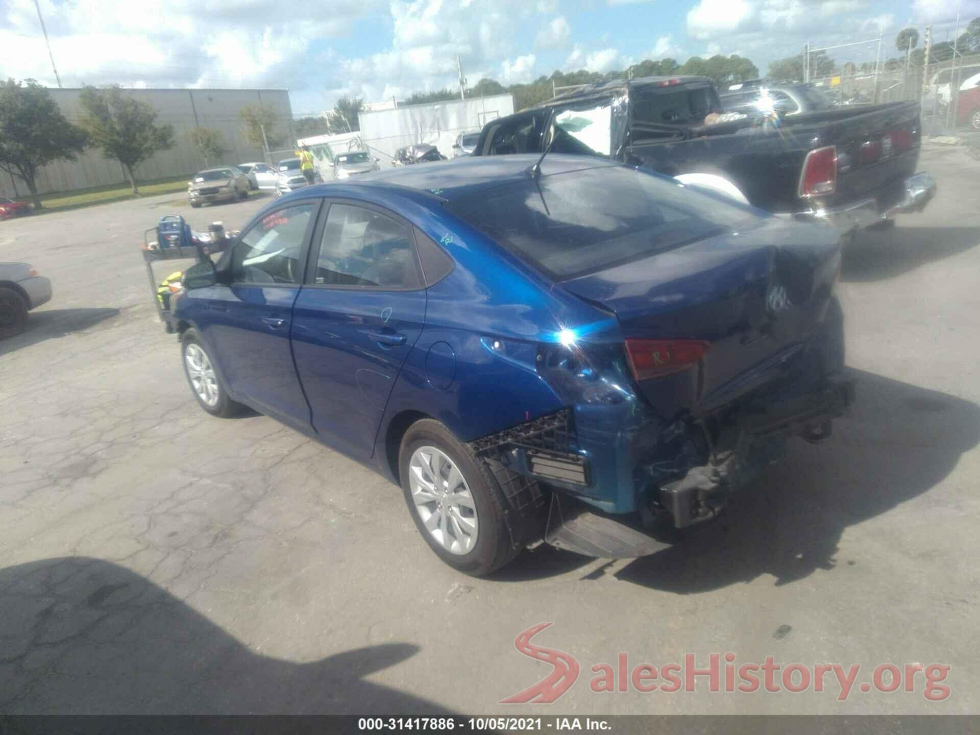 3KPC24A6XLE109661 2020 HYUNDAI ACCENT