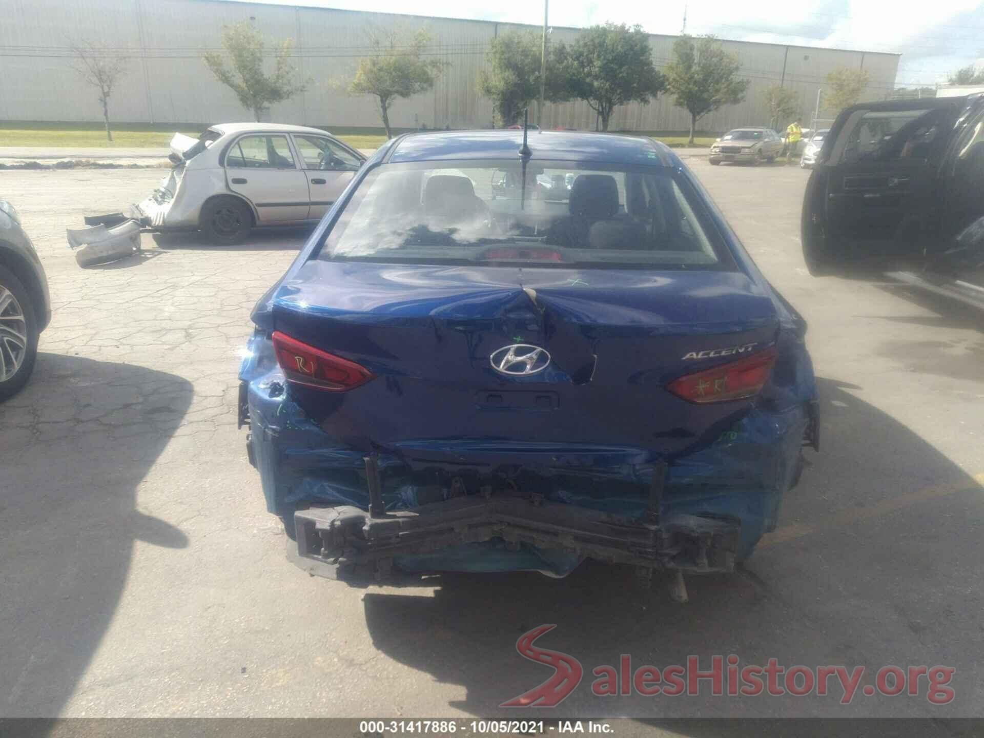 3KPC24A6XLE109661 2020 HYUNDAI ACCENT