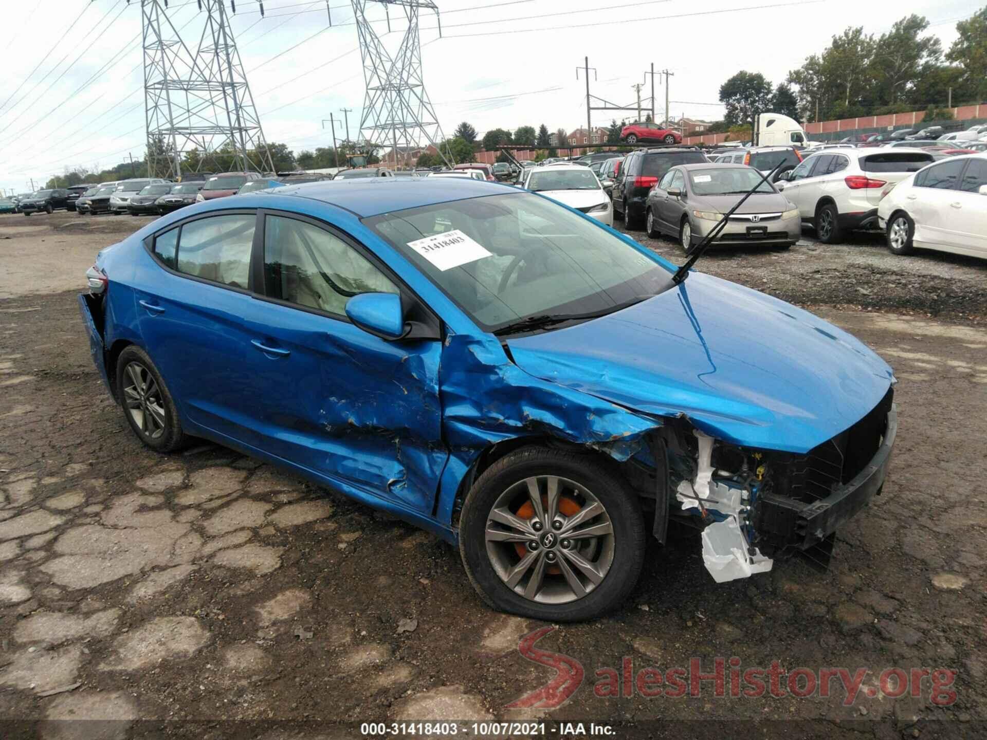 KMHD84LF3HU224591 2017 HYUNDAI ELANTRA