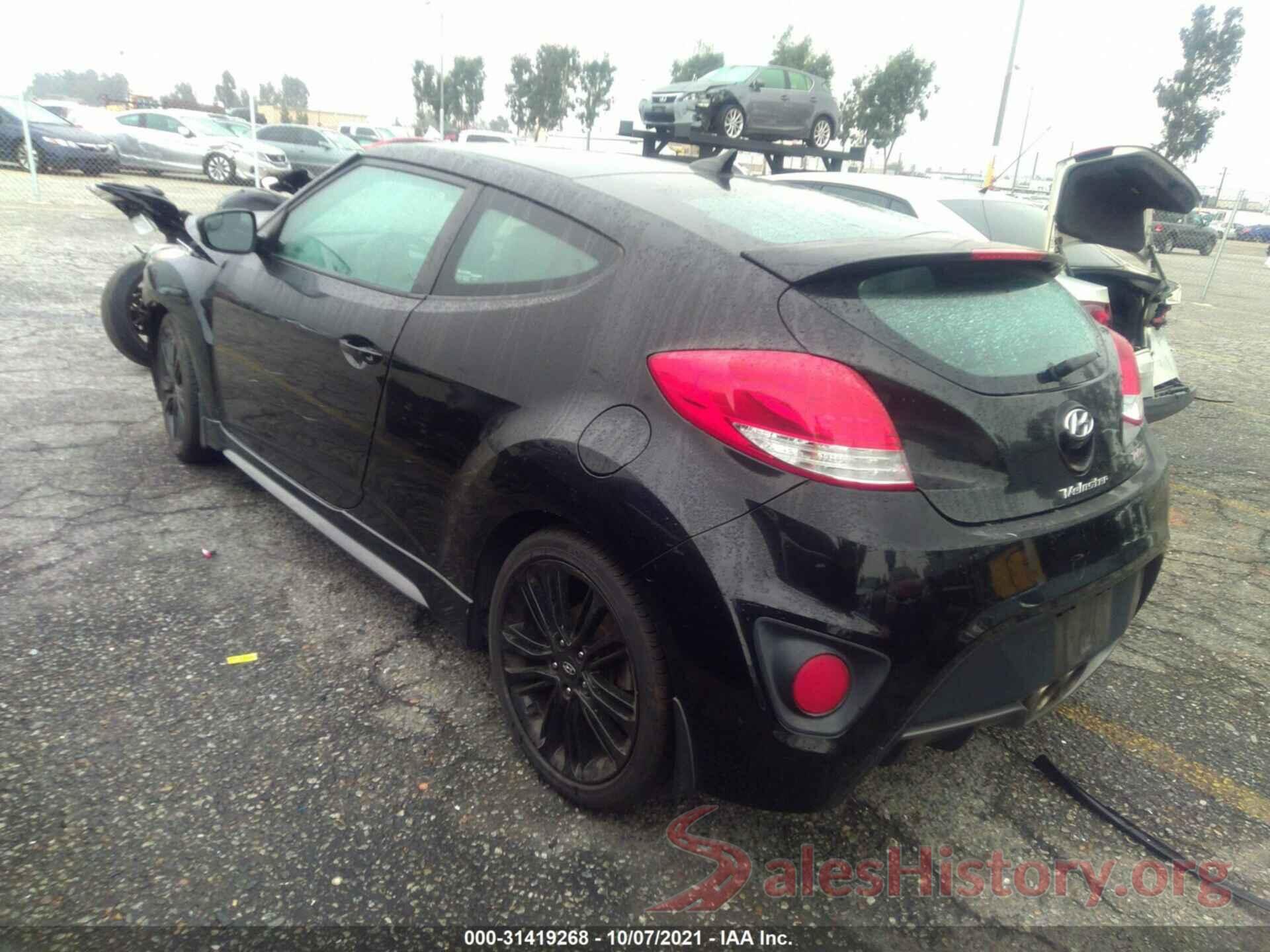 KMHTC6AE8GU257083 2016 HYUNDAI VELOSTER