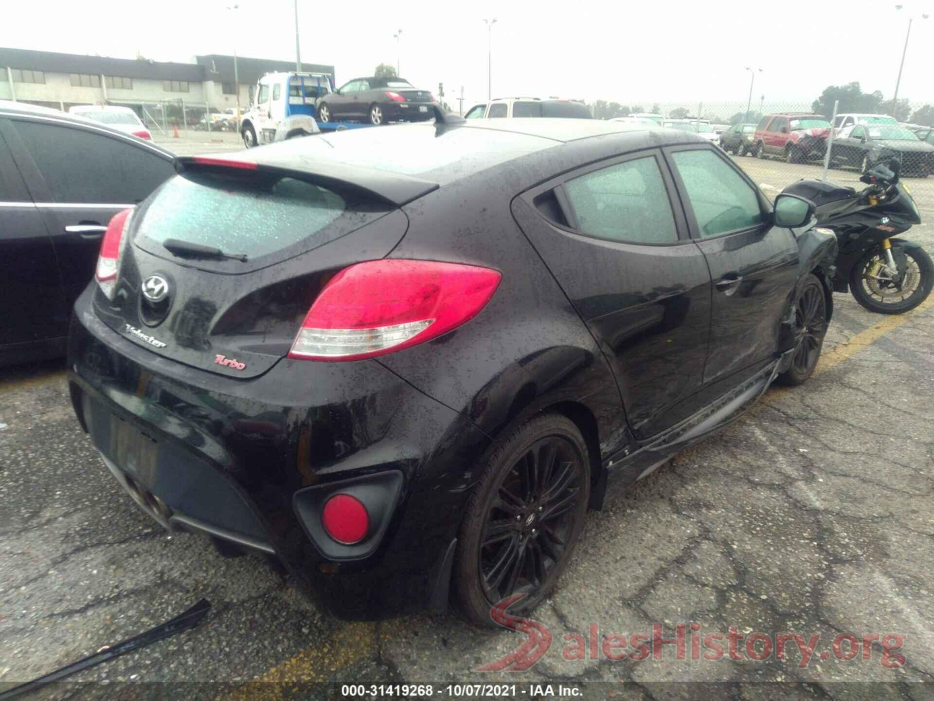 KMHTC6AE8GU257083 2016 HYUNDAI VELOSTER