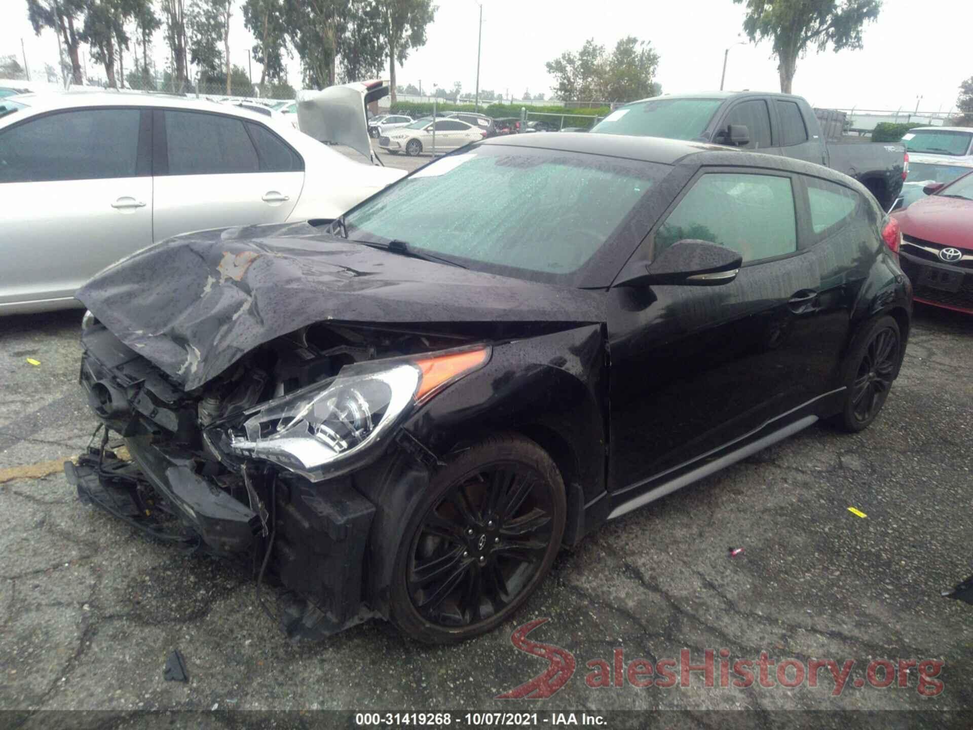 KMHTC6AE8GU257083 2016 HYUNDAI VELOSTER