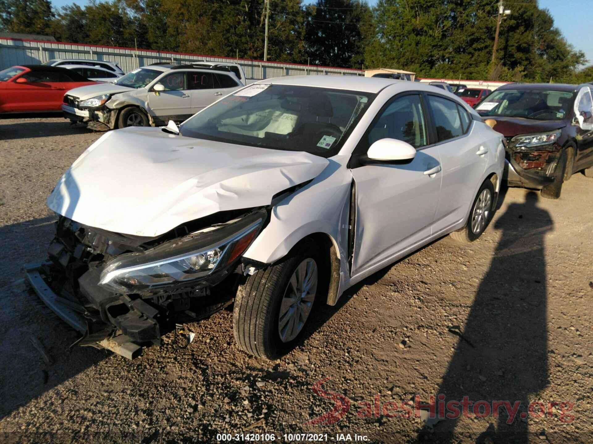 3N1AB8BV8LY298641 2020 NISSAN SENTRA