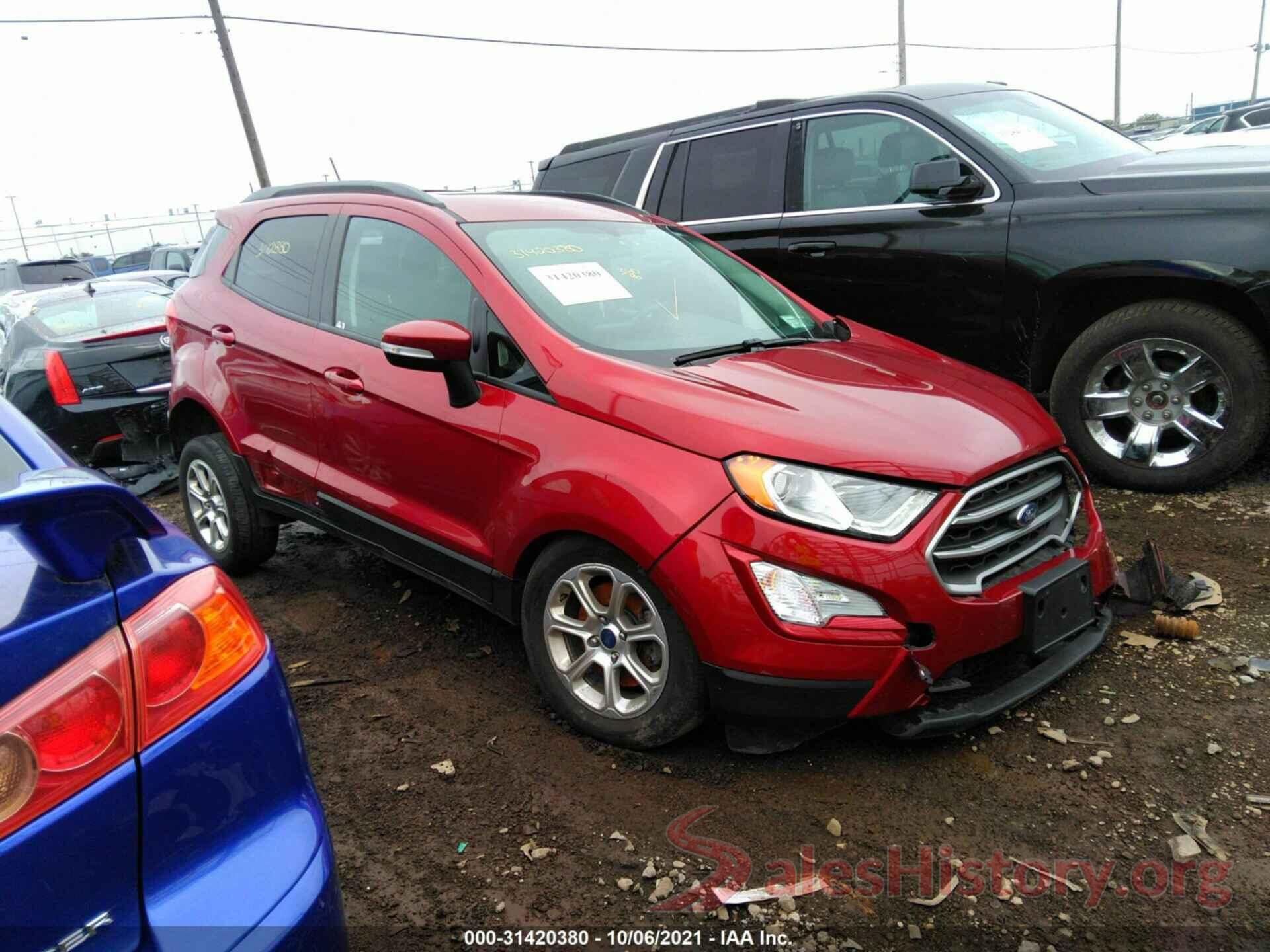 MAJ6P1UL2JC197985 2018 FORD ECOSPORT