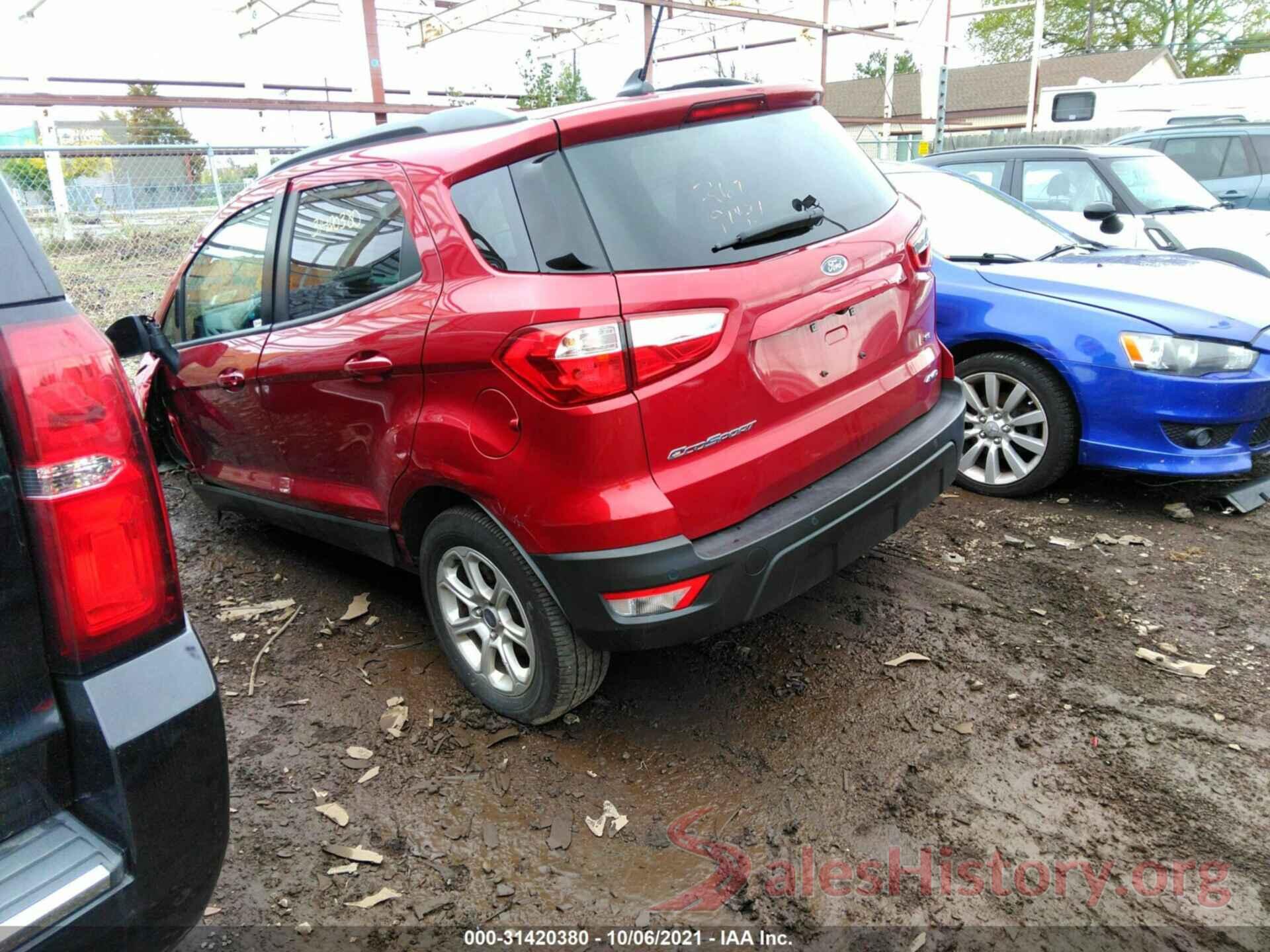 MAJ6P1UL2JC197985 2018 FORD ECOSPORT