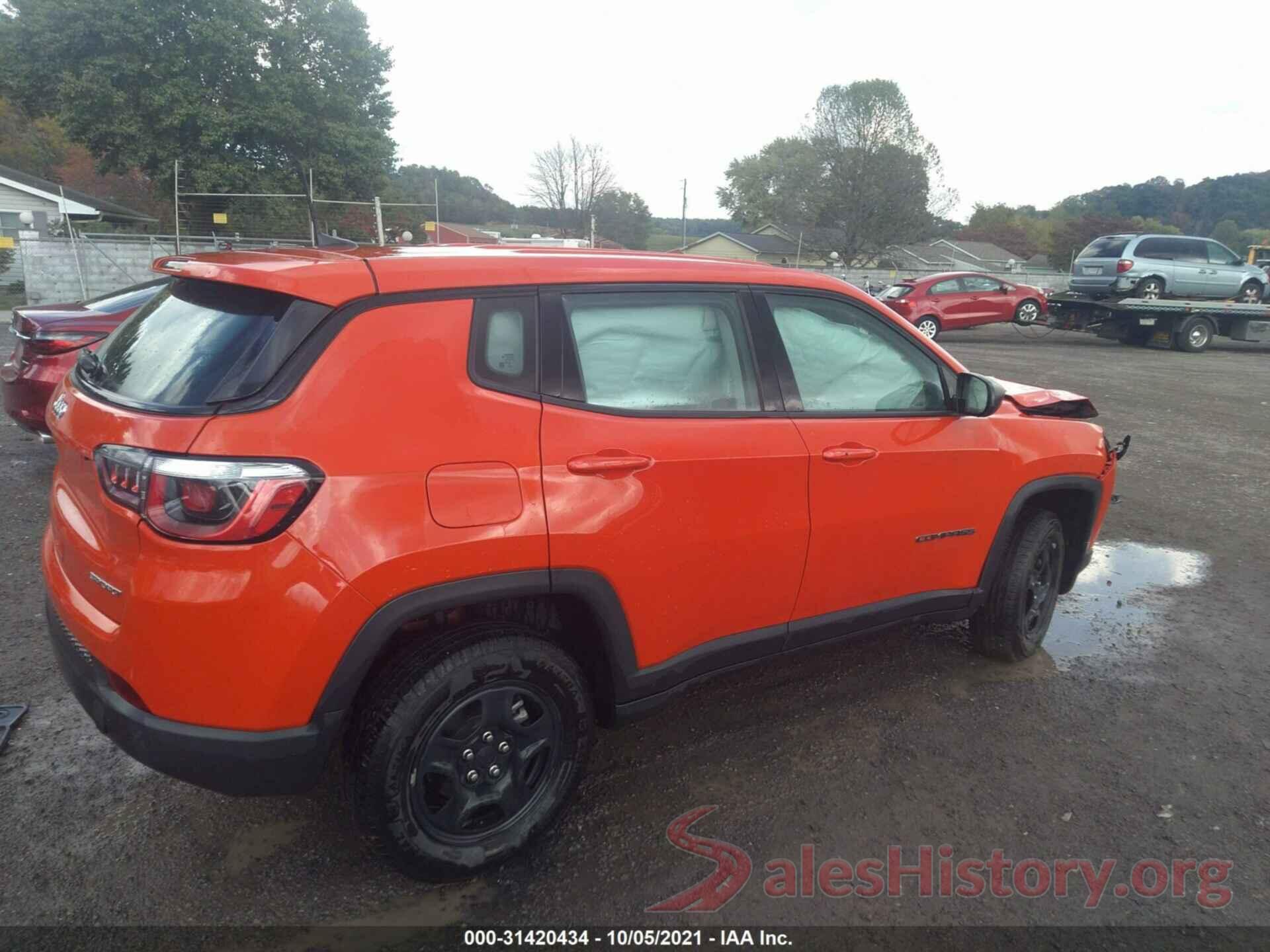 3C4NJDAB1KT599930 2019 JEEP COMPASS