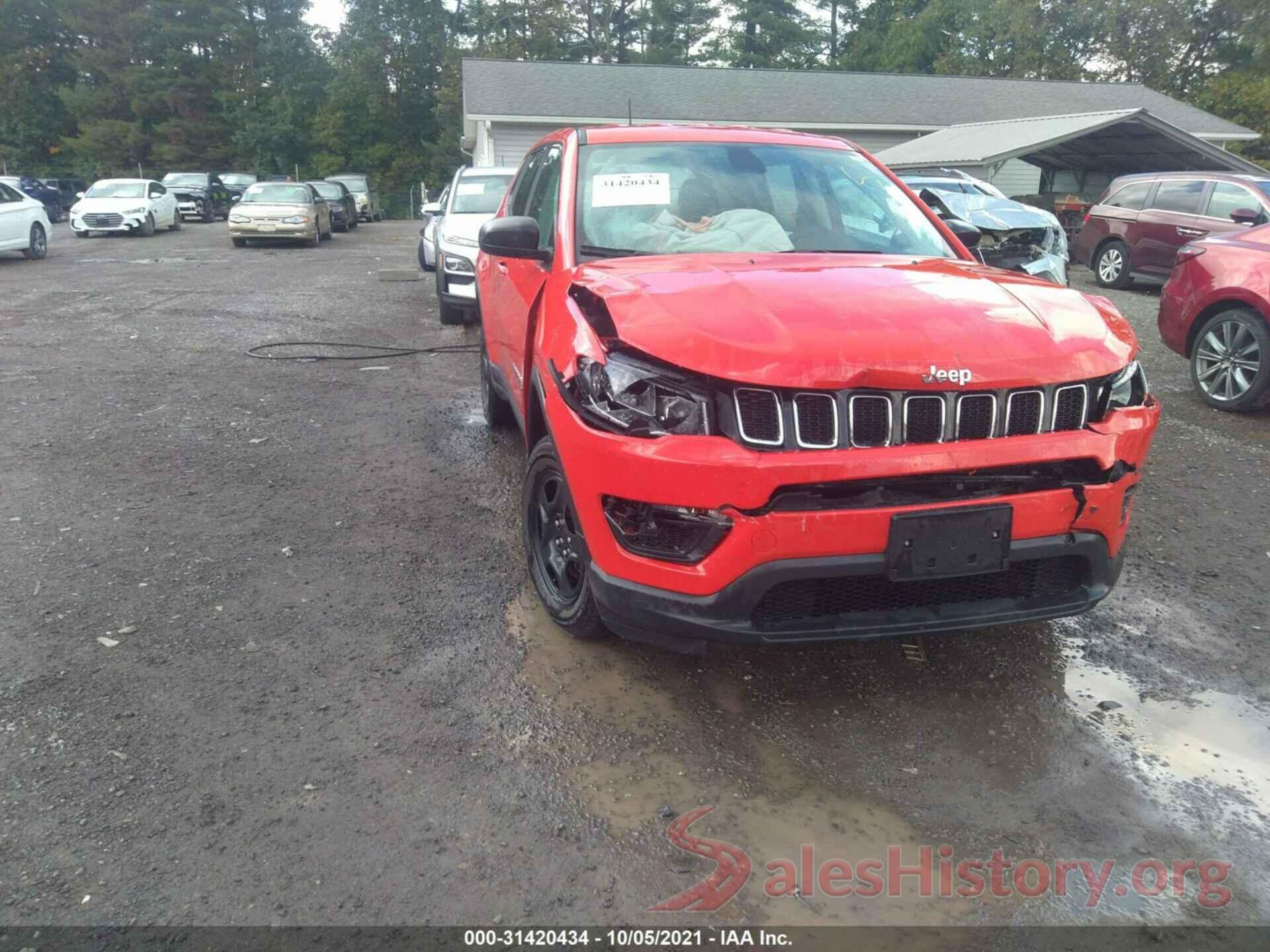 3C4NJDAB1KT599930 2019 JEEP COMPASS