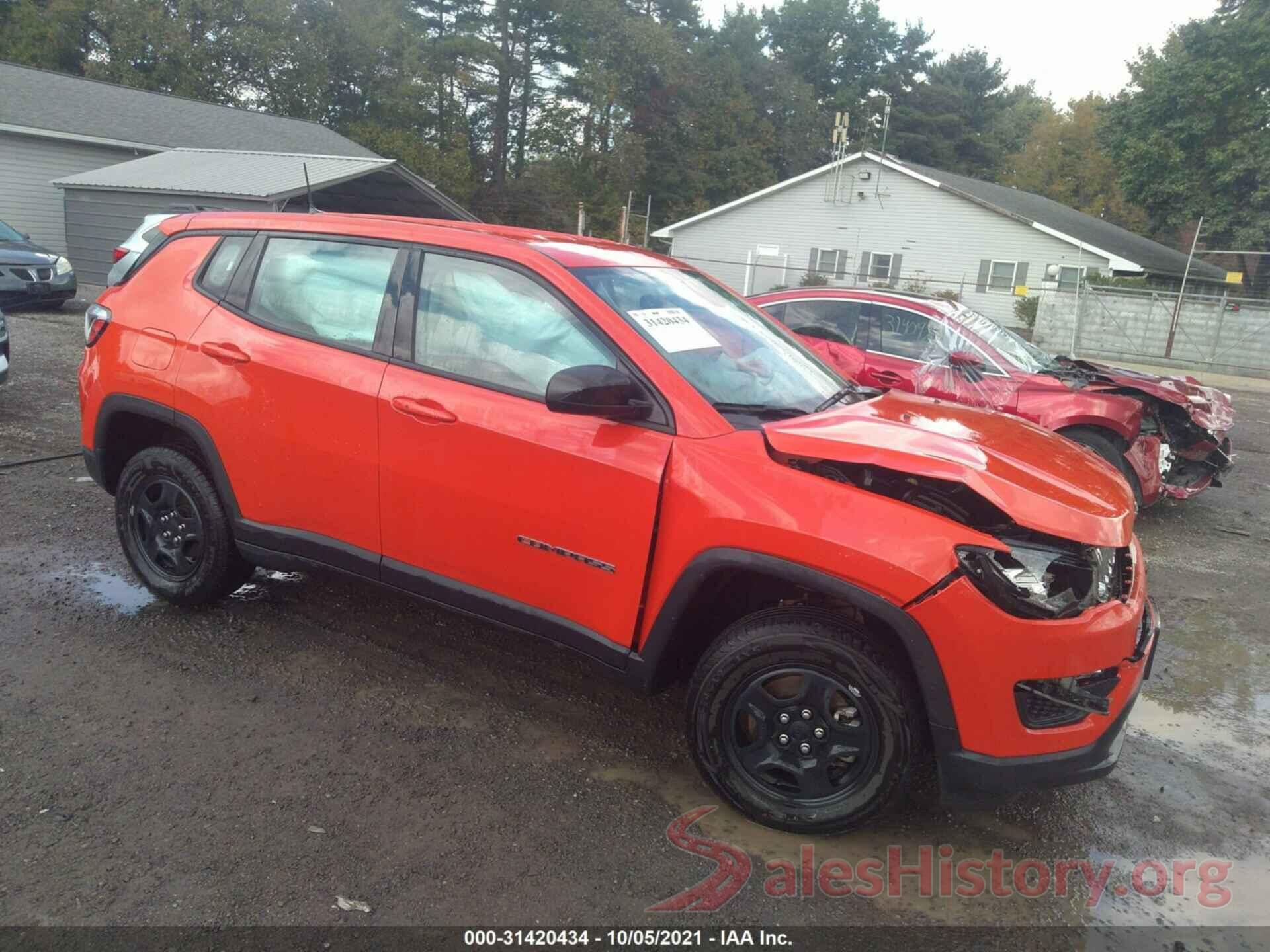 3C4NJDAB1KT599930 2019 JEEP COMPASS