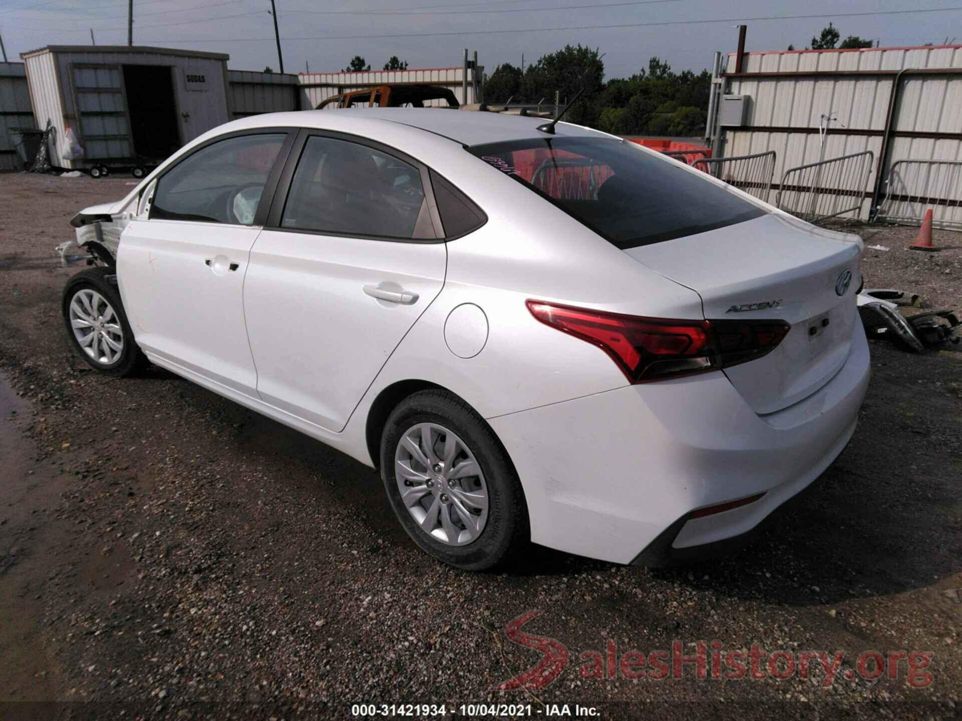 3KPC24A69LE113944 2020 HYUNDAI ACCENT