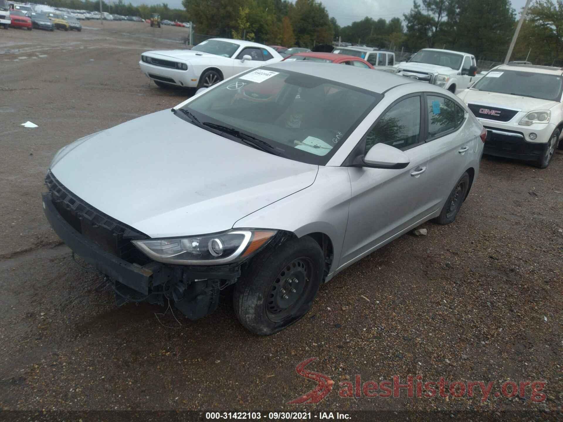 5NPD74LF9HH201561 2017 HYUNDAI ELANTRA