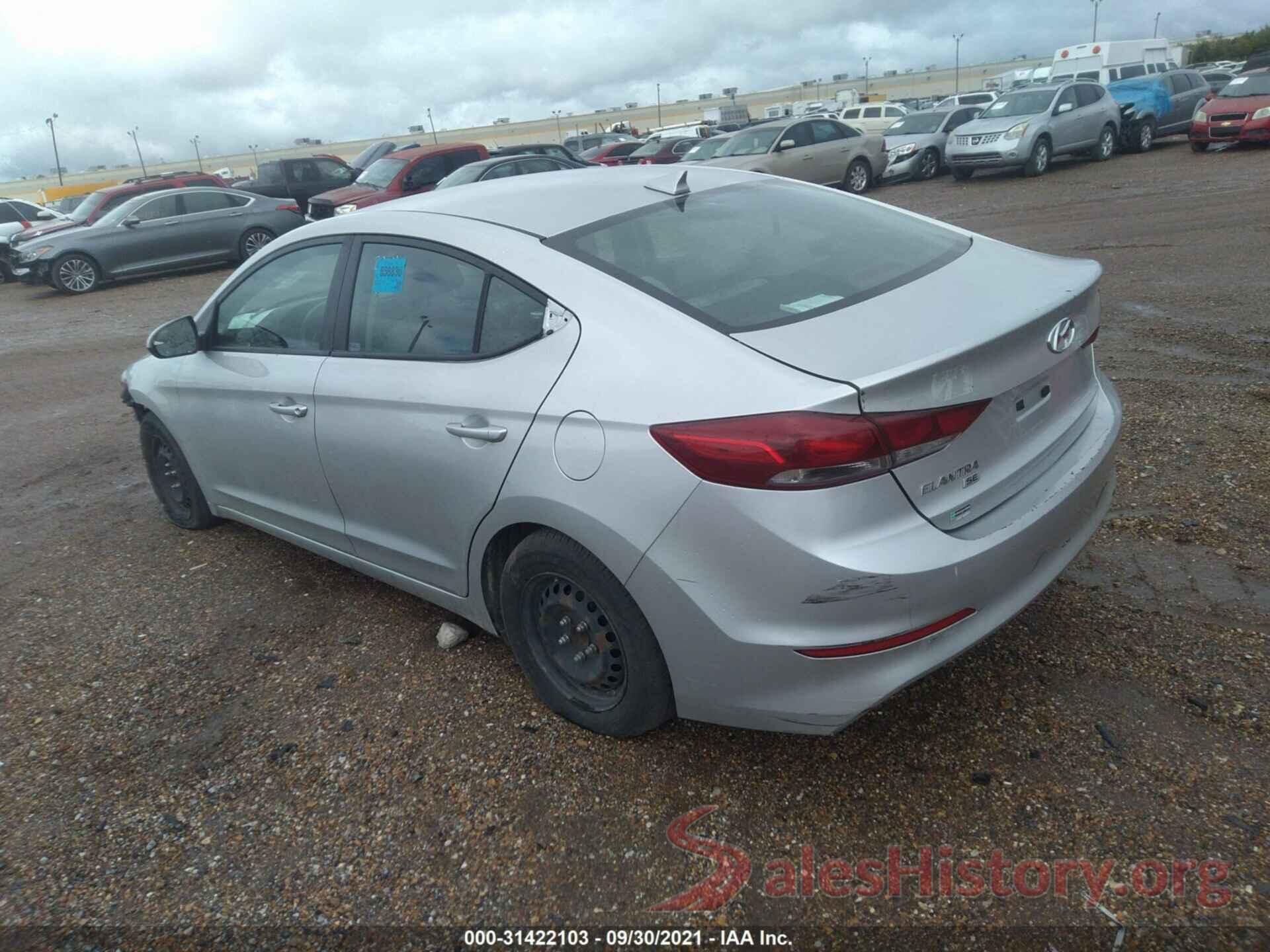 5NPD74LF9HH201561 2017 HYUNDAI ELANTRA