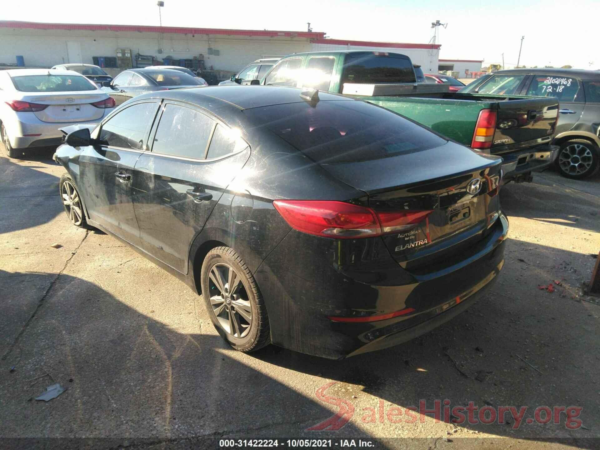 5NPD84LFXHH191474 2017 HYUNDAI ELANTRA