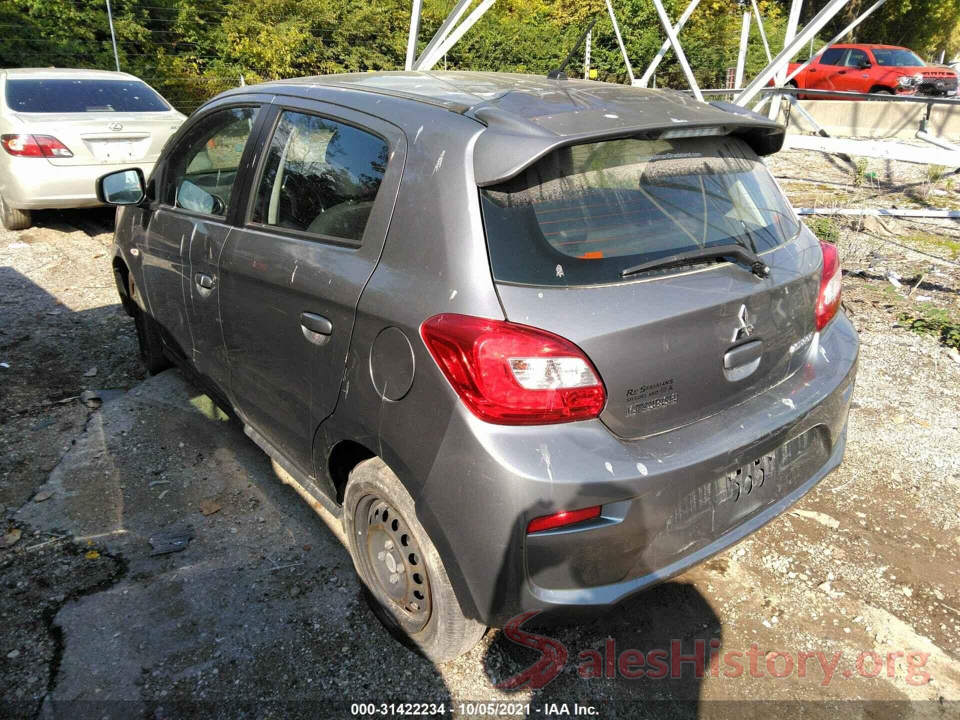 ML32A3HJ8HH001062 2017 MITSUBISHI MIRAGE