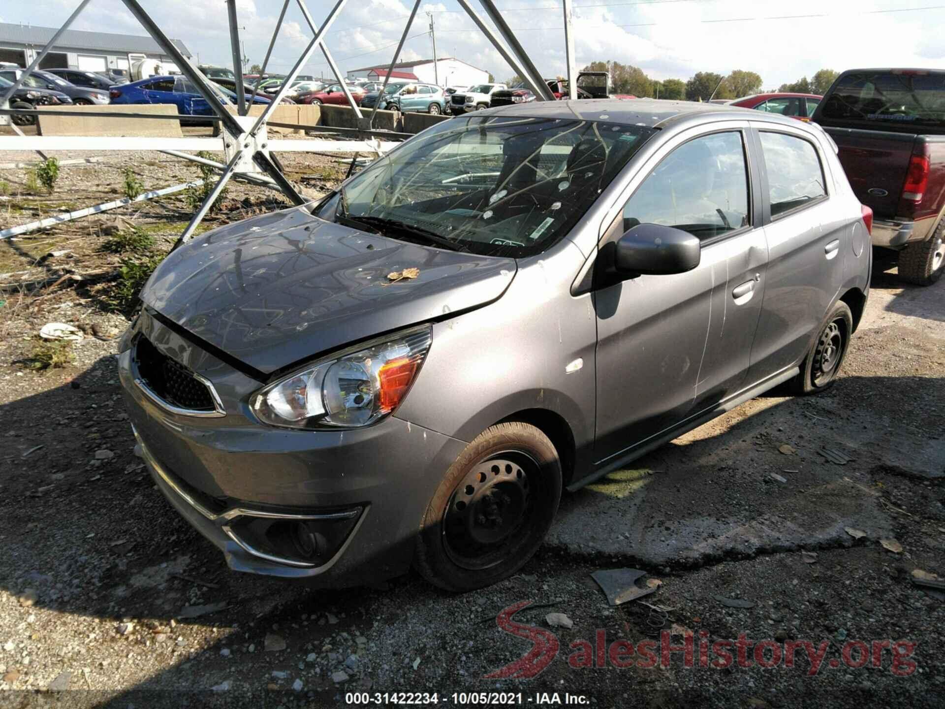 ML32A3HJ8HH001062 2017 MITSUBISHI MIRAGE