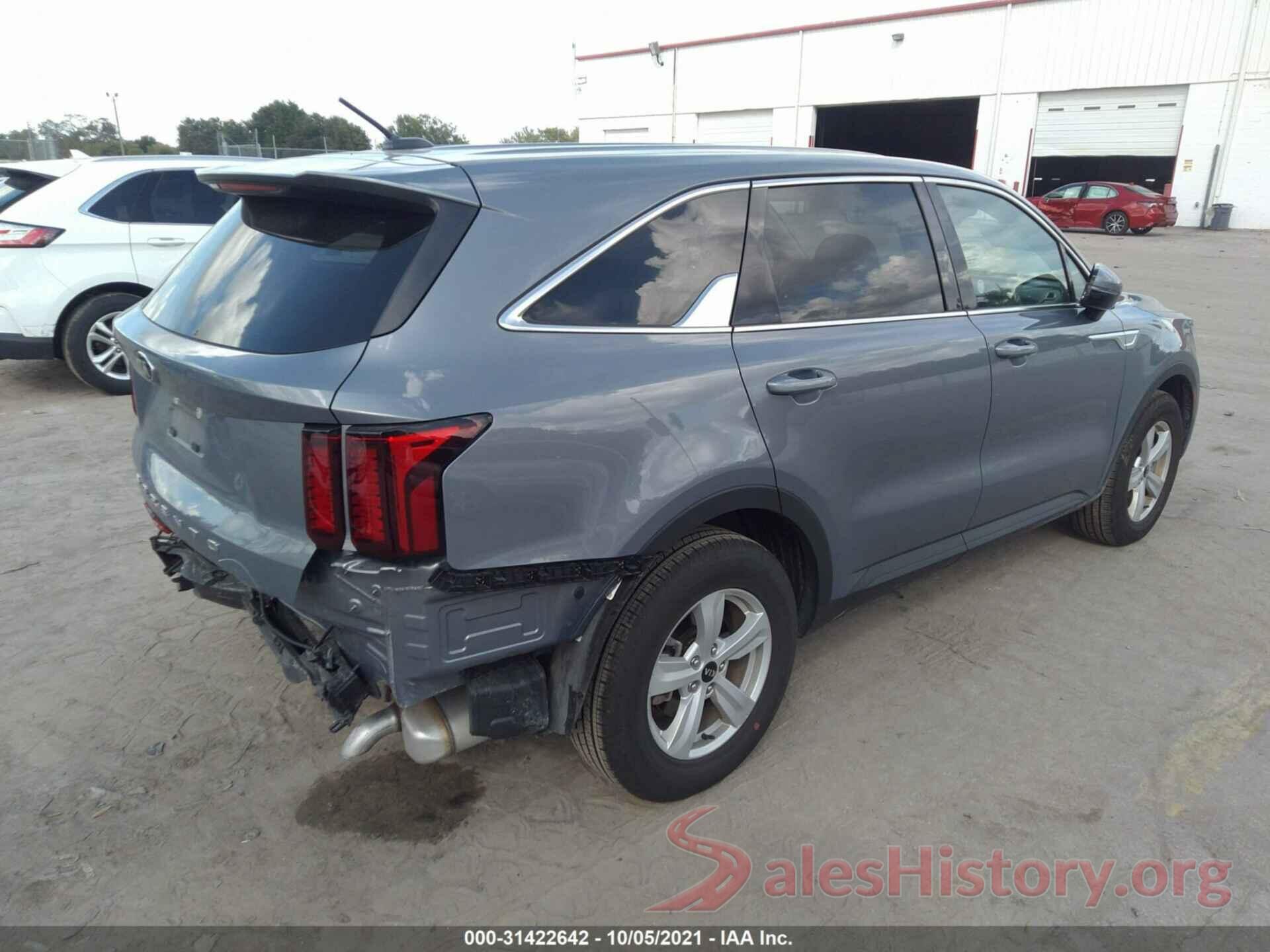 5XYRG4LC6MG019734 2021 KIA SORENTO