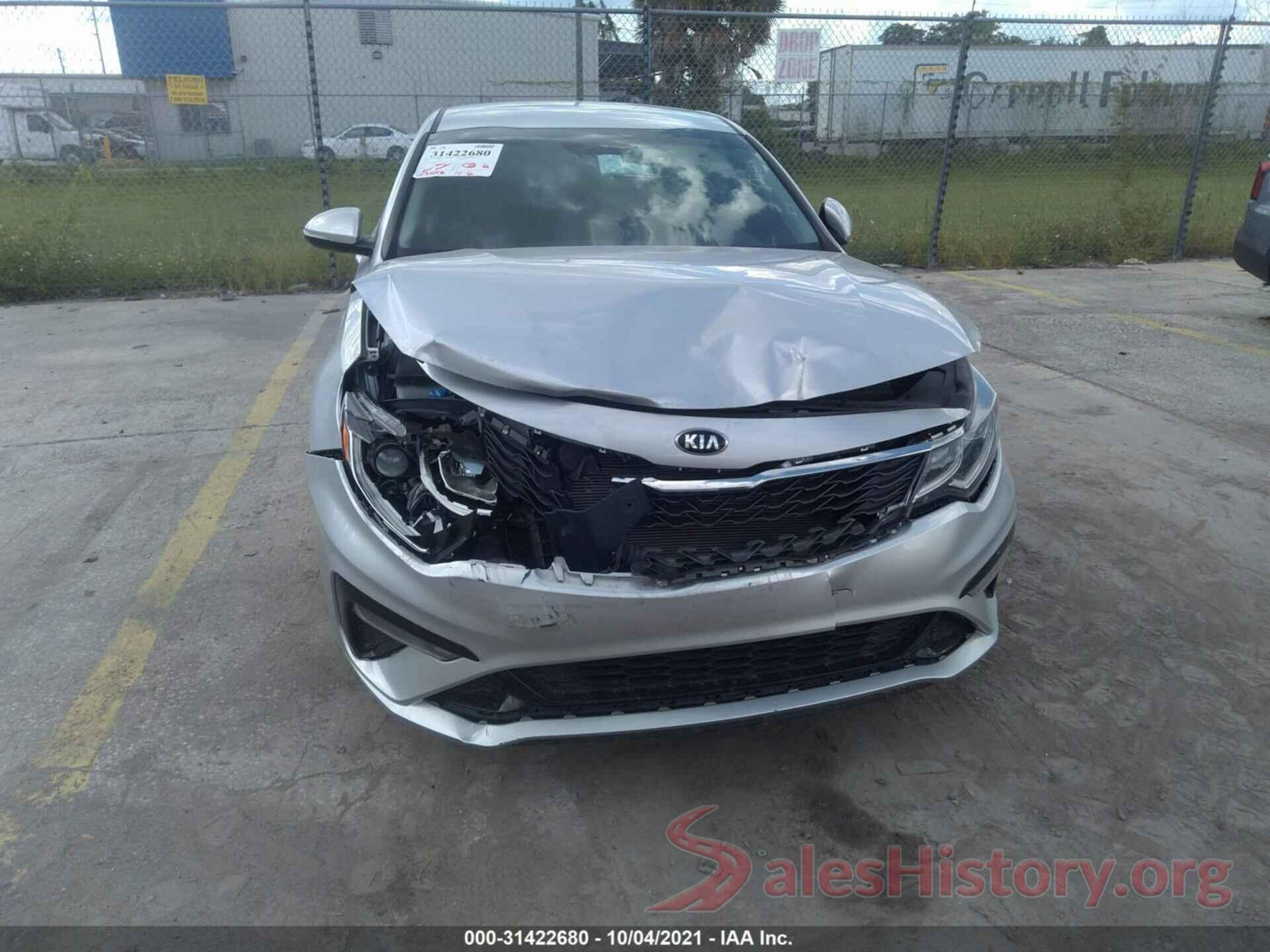 5XXGT4L35LG424019 2020 KIA OPTIMA