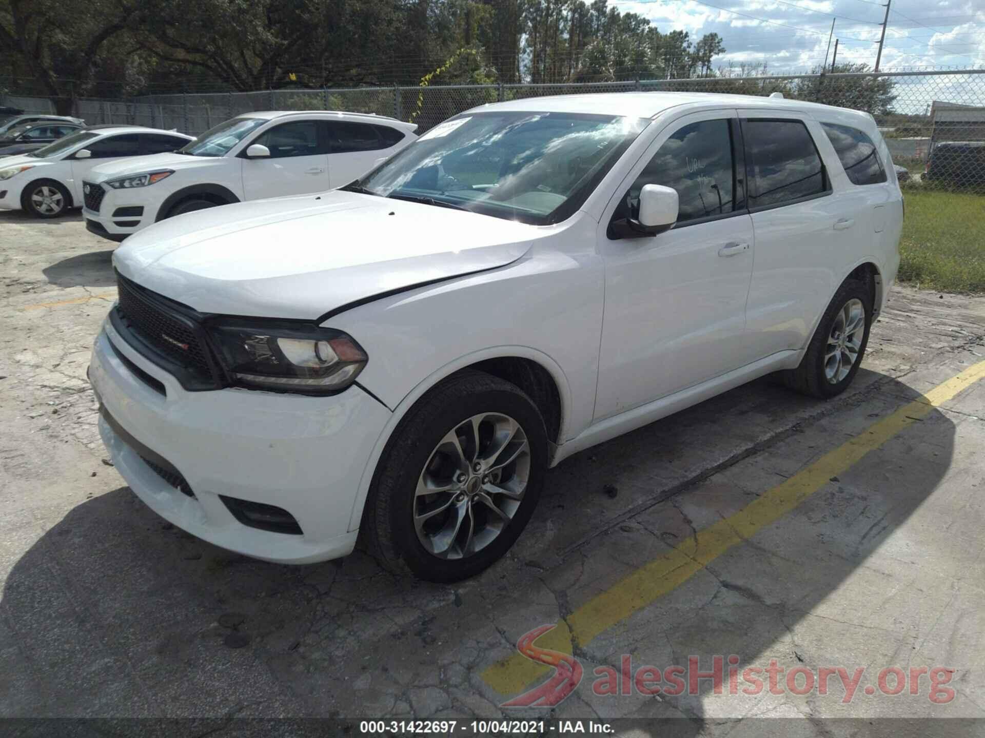 1C4RDJDG8LC308075 2020 DODGE DURANGO