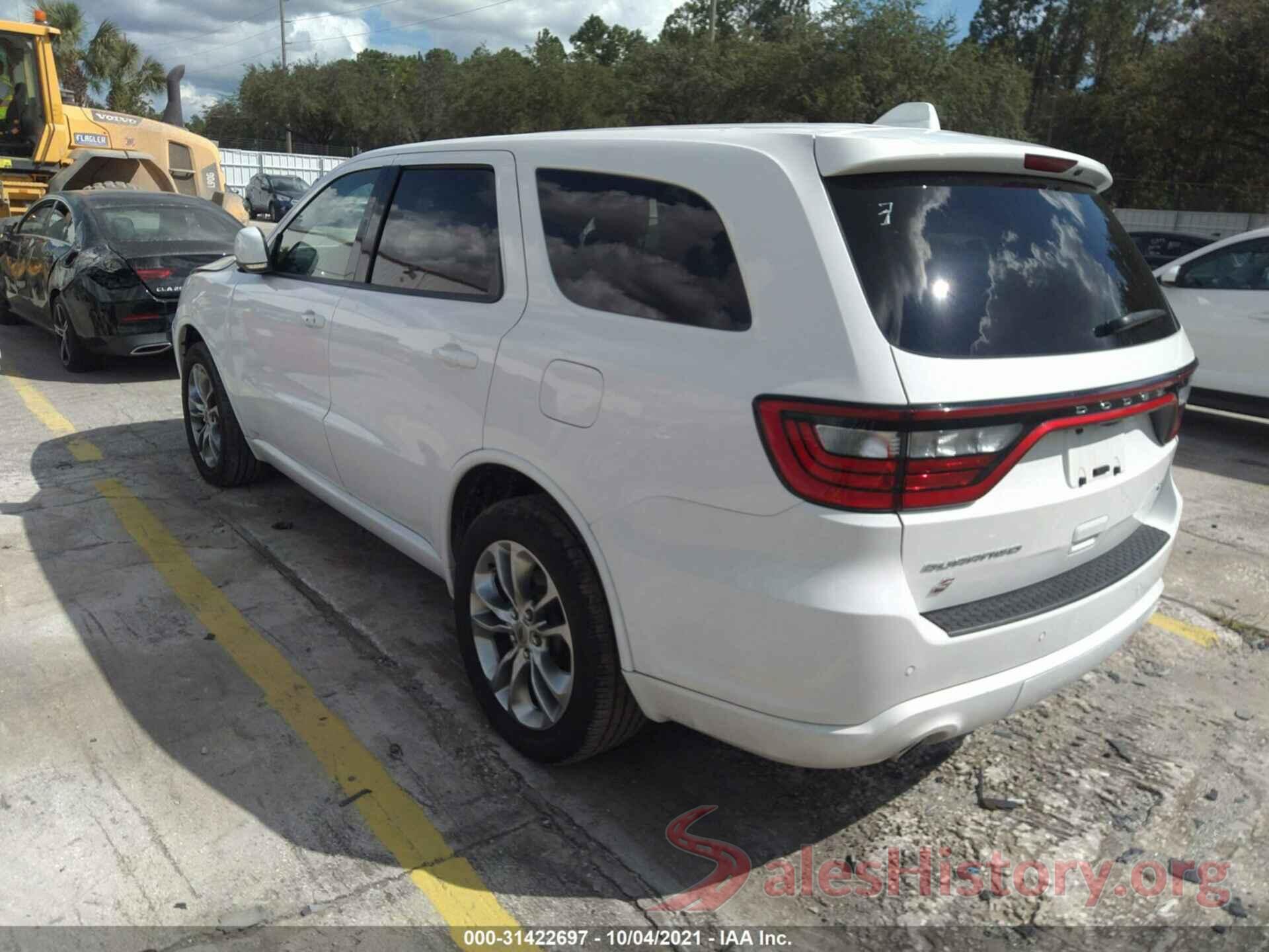 1C4RDJDG8LC308075 2020 DODGE DURANGO