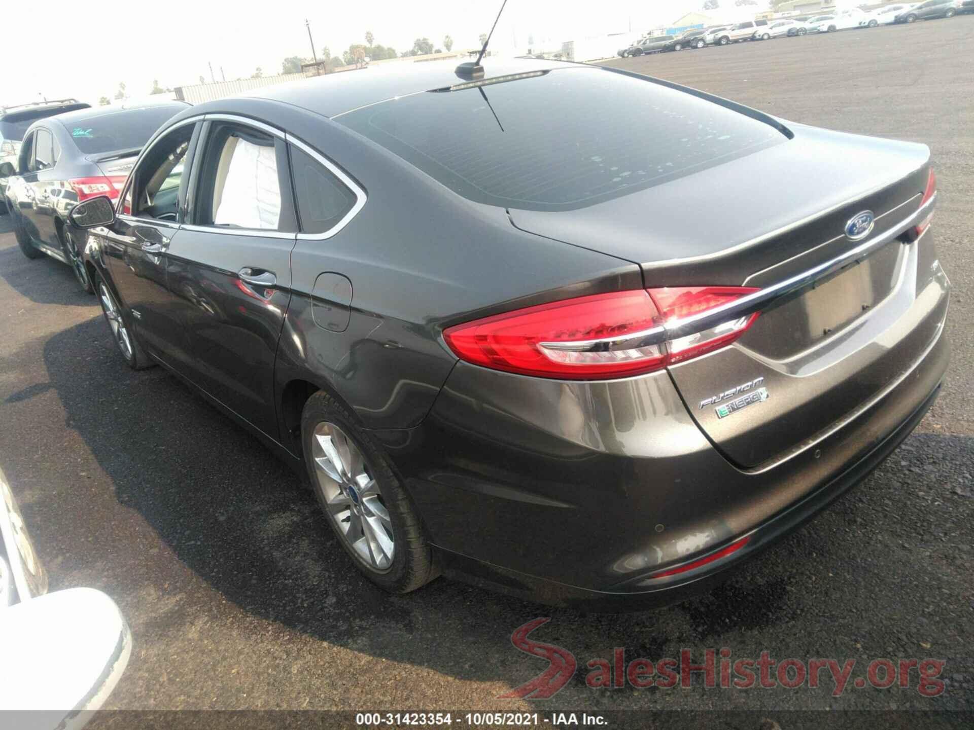 3FA6P0PU3HR207465 2017 FORD FUSION ENERGI