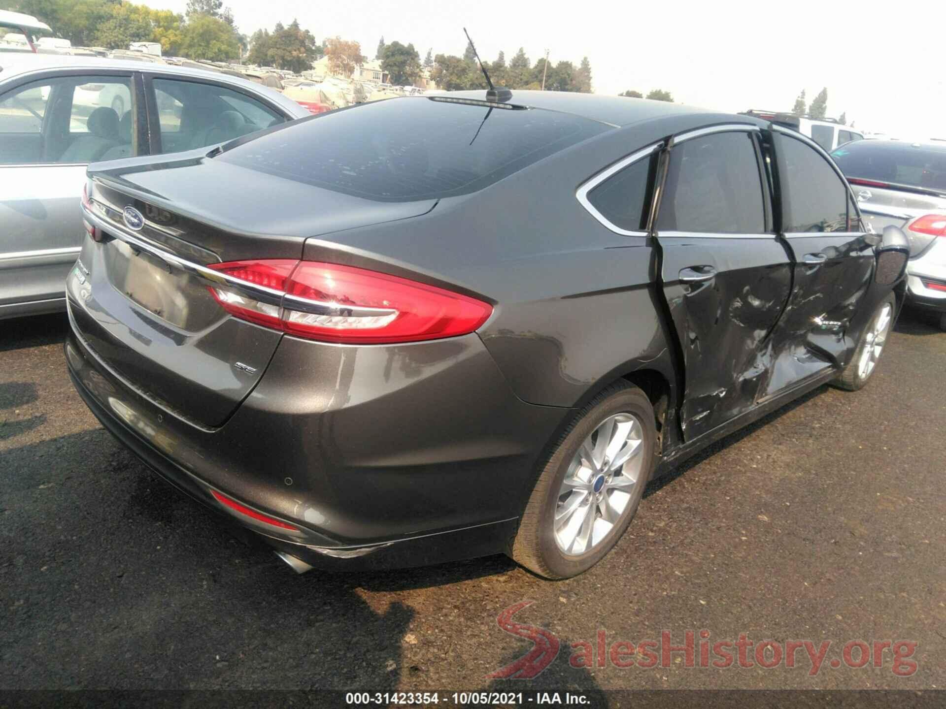 3FA6P0PU3HR207465 2017 FORD FUSION ENERGI