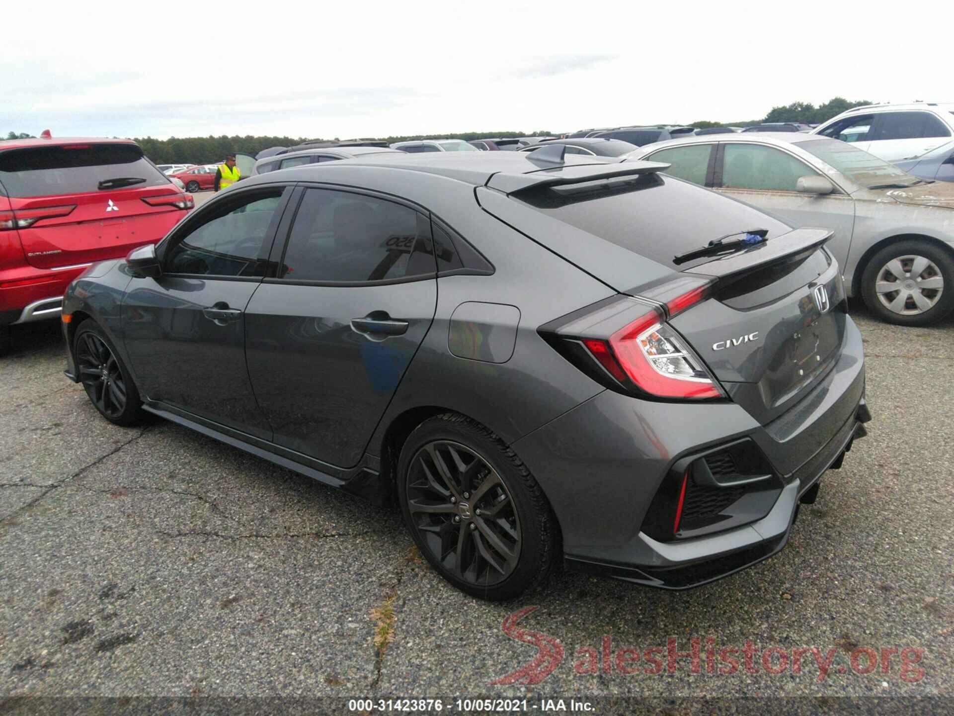 SHHFK7H47MU416802 2021 HONDA CIVIC HATCHBACK