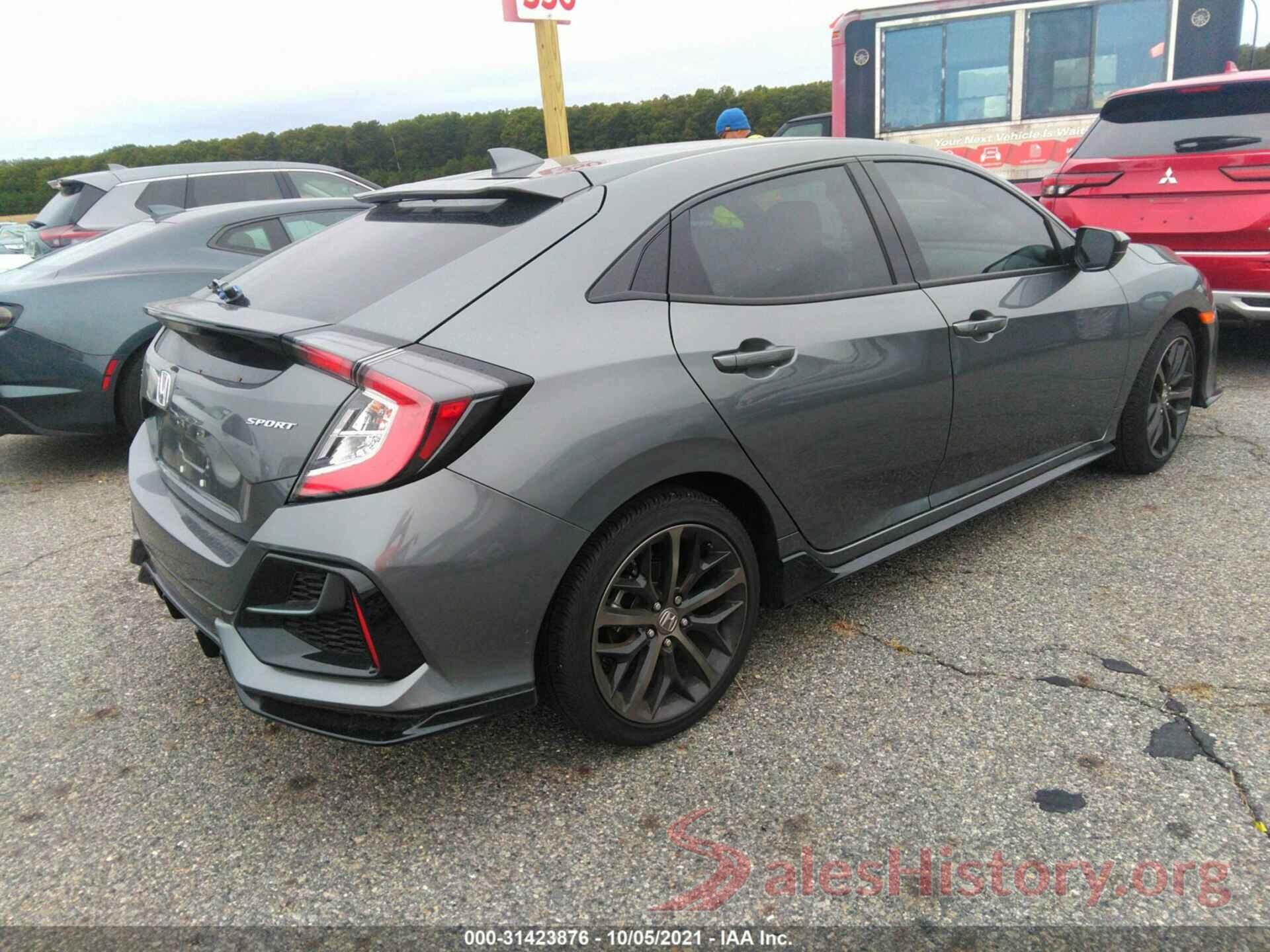 SHHFK7H47MU416802 2021 HONDA CIVIC HATCHBACK