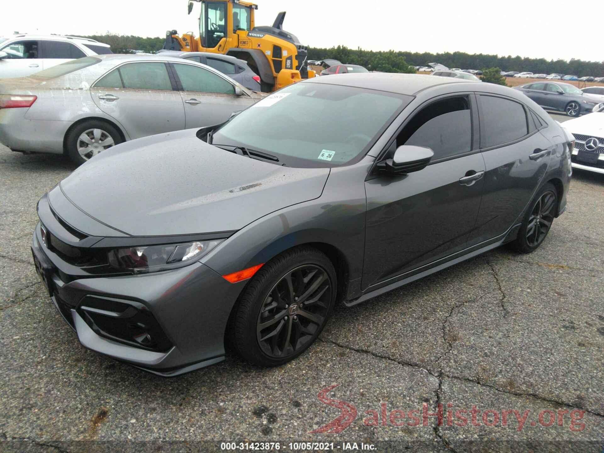 SHHFK7H47MU416802 2021 HONDA CIVIC HATCHBACK