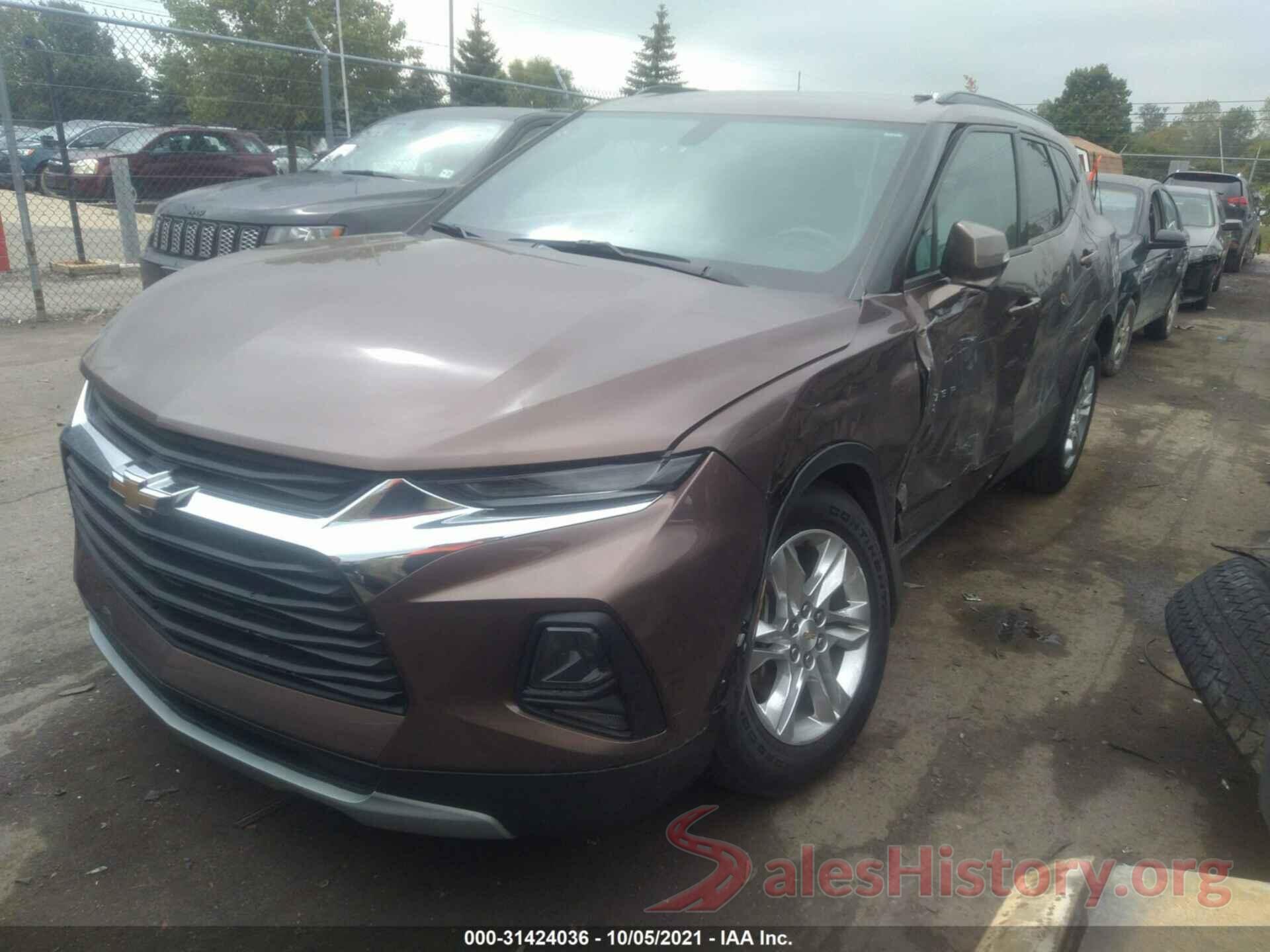 3GNKBBRA7KS574799 2019 CHEVROLET BLAZER