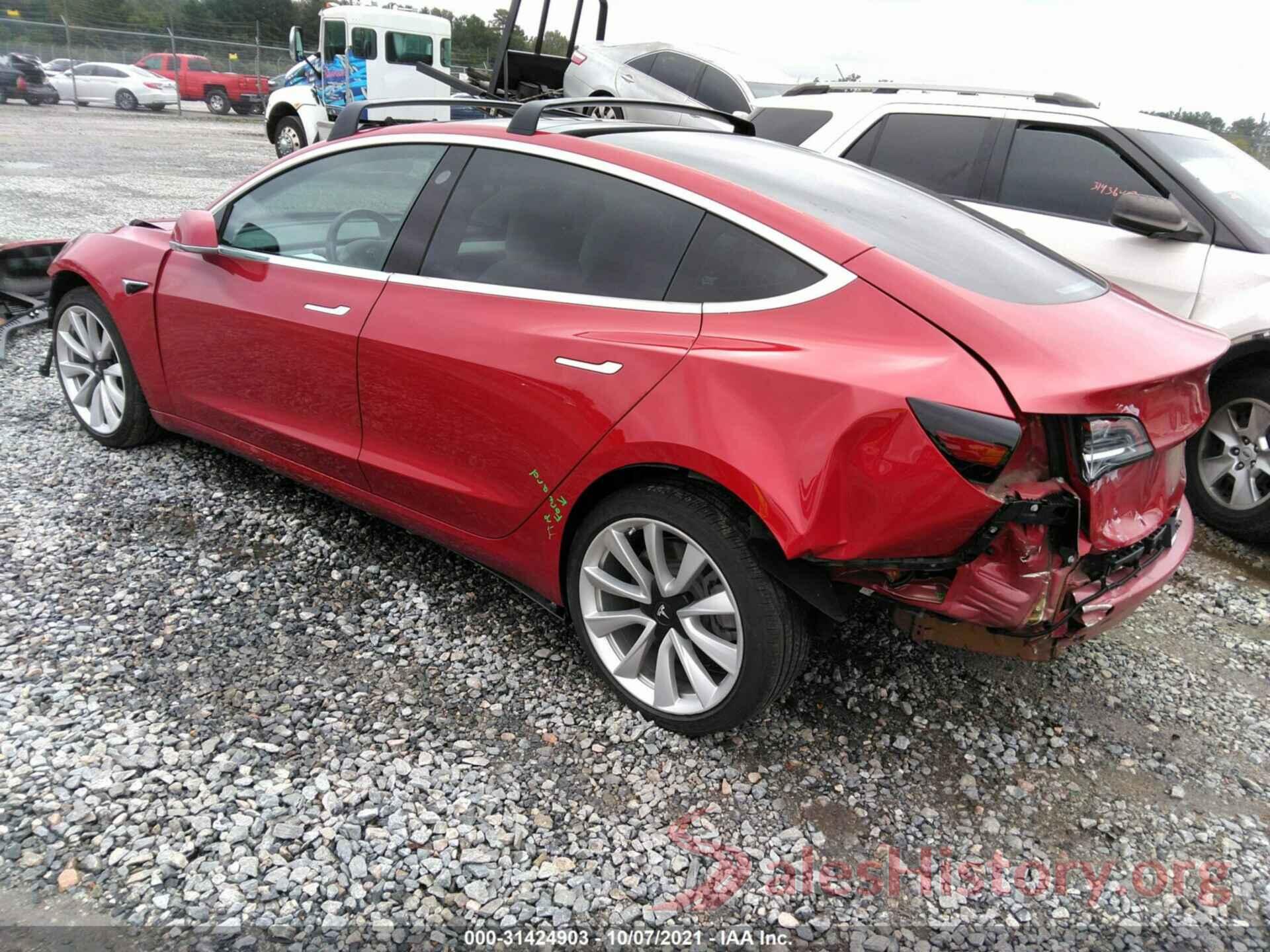 5YJ3E1EB8JF100770 2018 TESLA MODEL 3