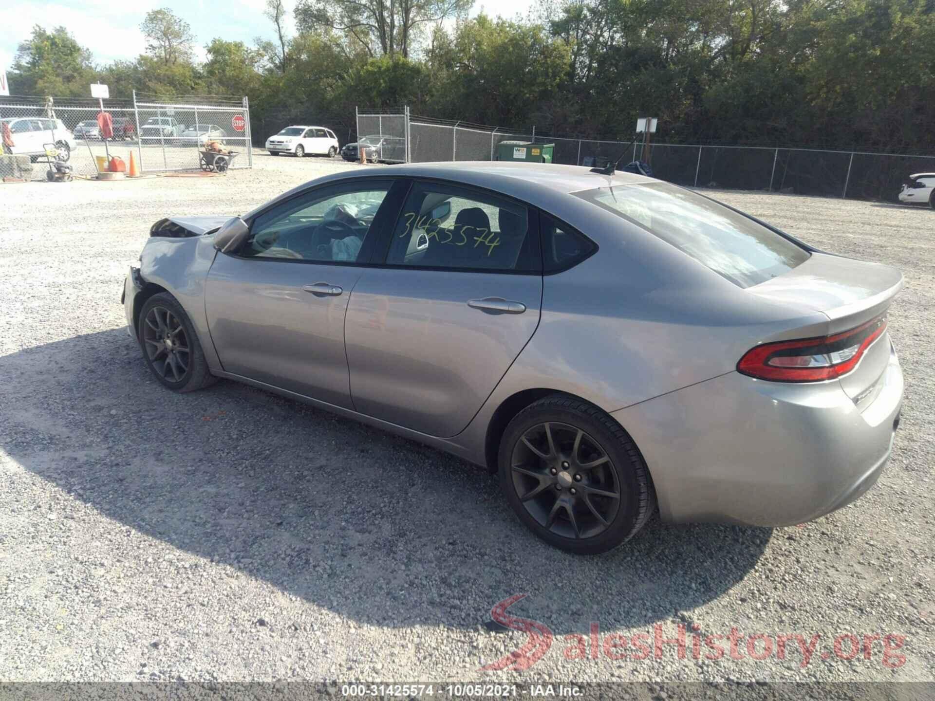 1C3CDFAA1GD533901 2016 DODGE DART