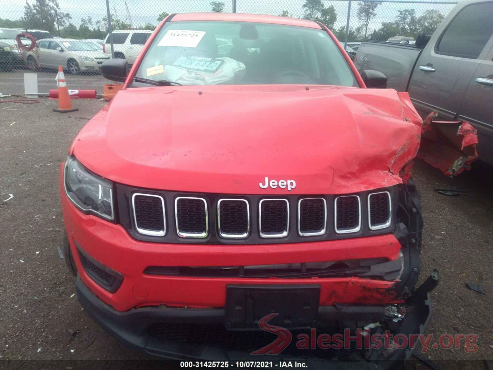 3C4NJDAB3JT192383 2018 JEEP COMPASS