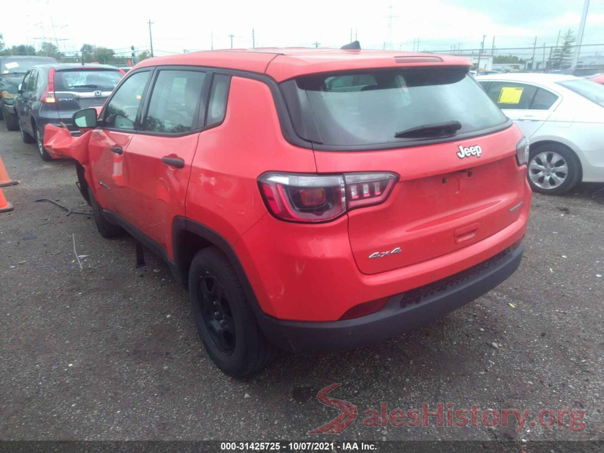 3C4NJDAB3JT192383 2018 JEEP COMPASS