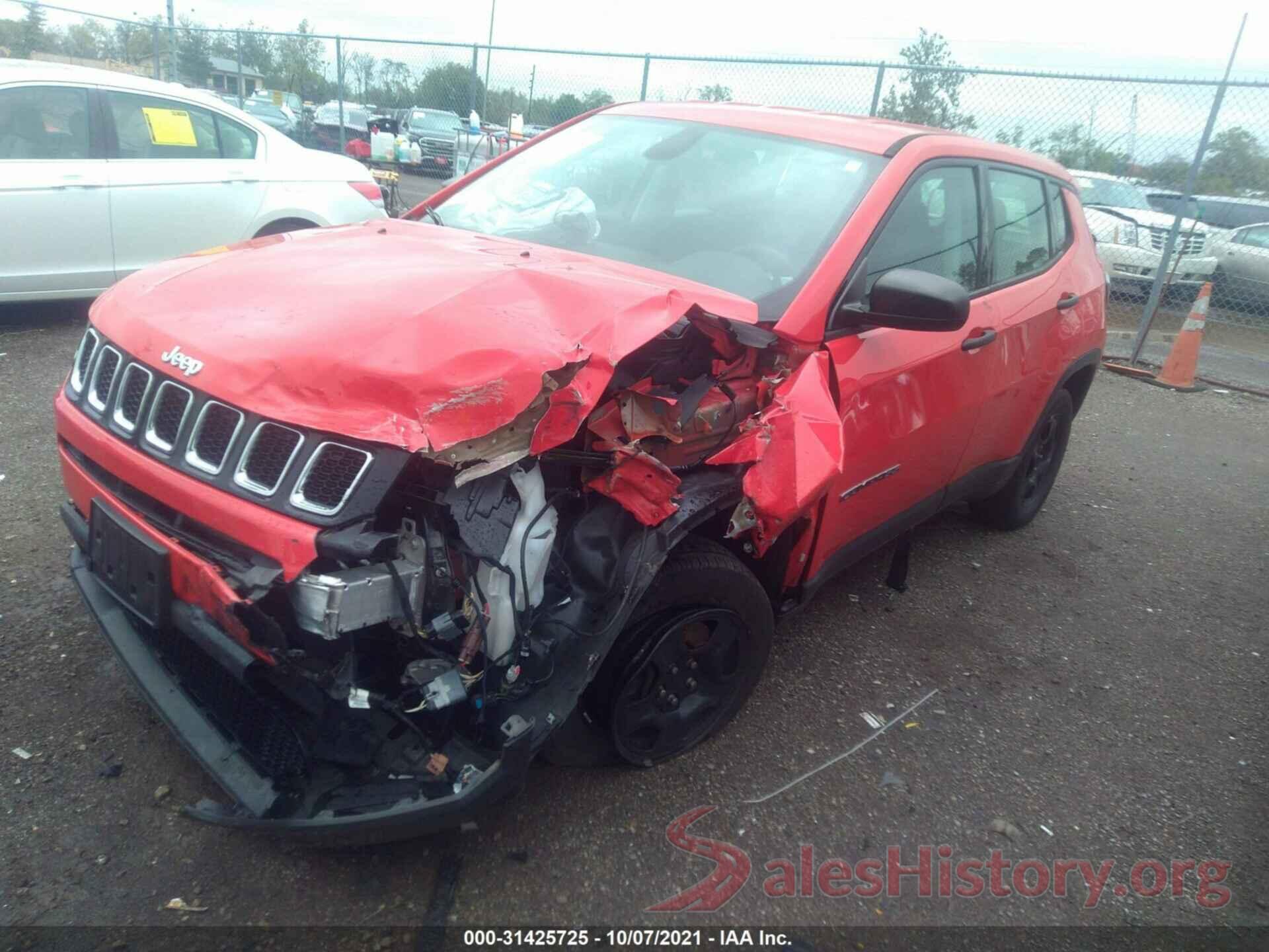 3C4NJDAB3JT192383 2018 JEEP COMPASS