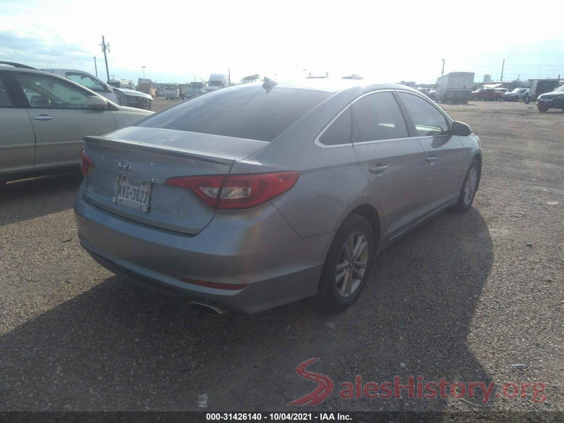 5NPE24AF5GH331521 2016 HYUNDAI SONATA