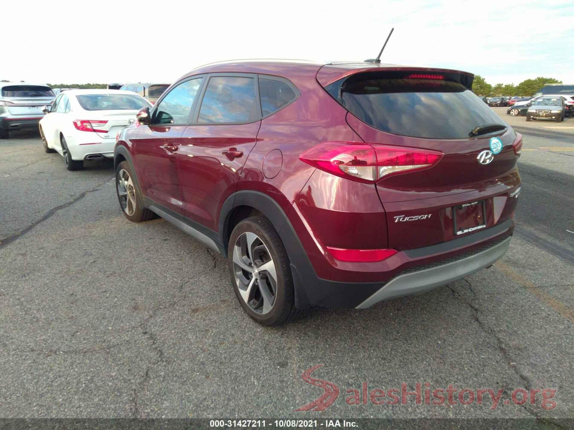 KM8J3CA20HU264512 2017 HYUNDAI TUCSON