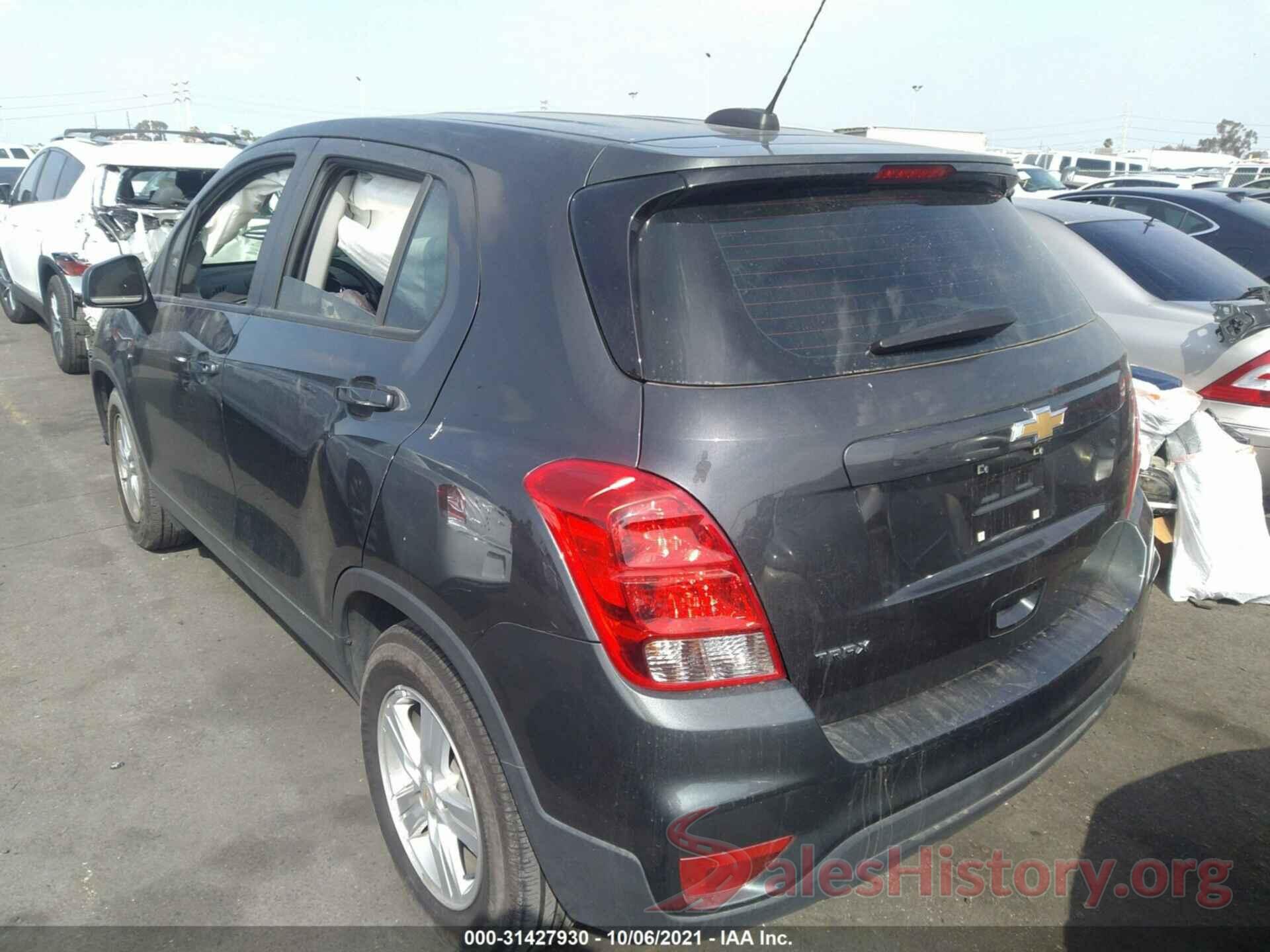 3GNCJKSB5KL261738 2019 CHEVROLET TRAX